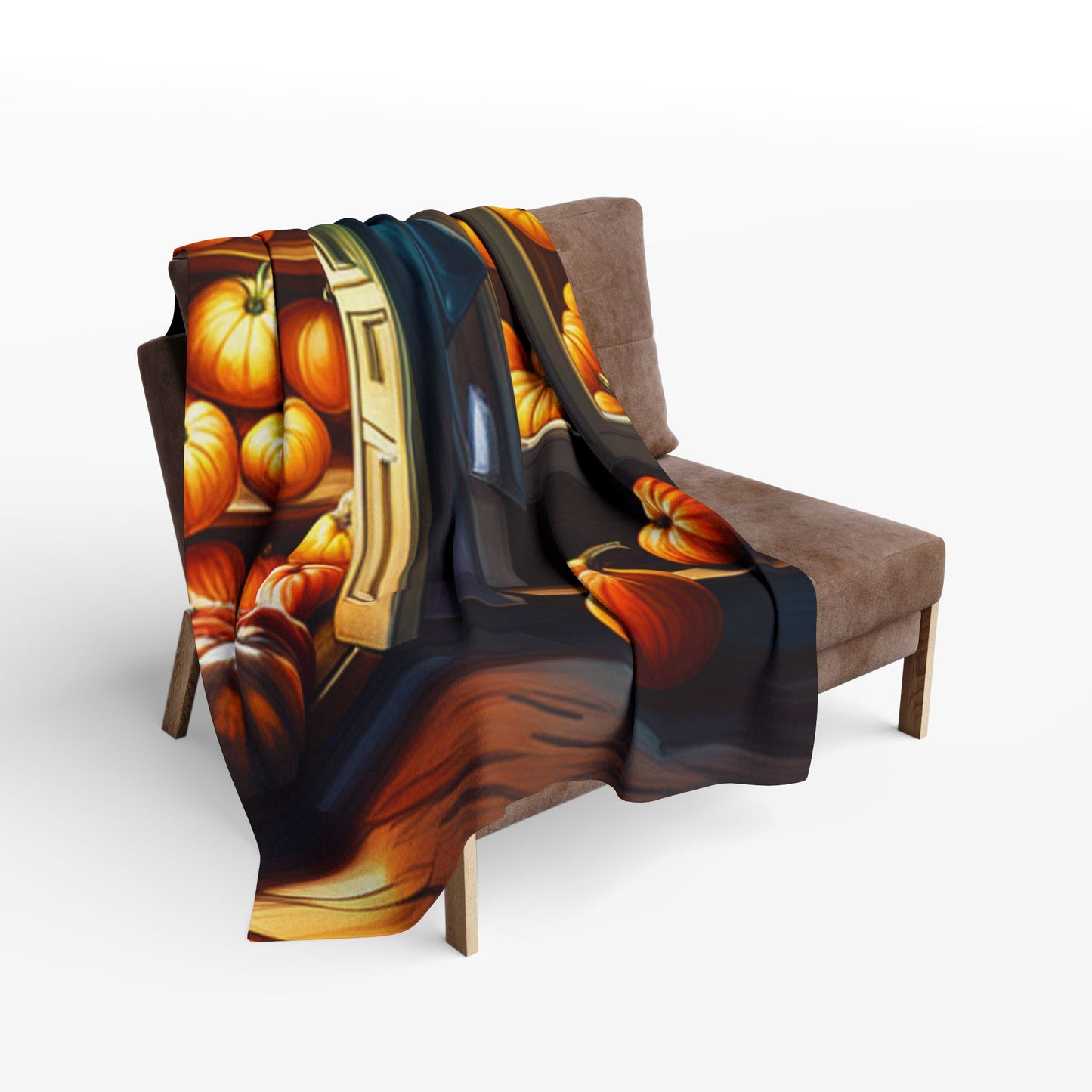 Love Joy Pumpkin Loves Arctic Fleece Blanket