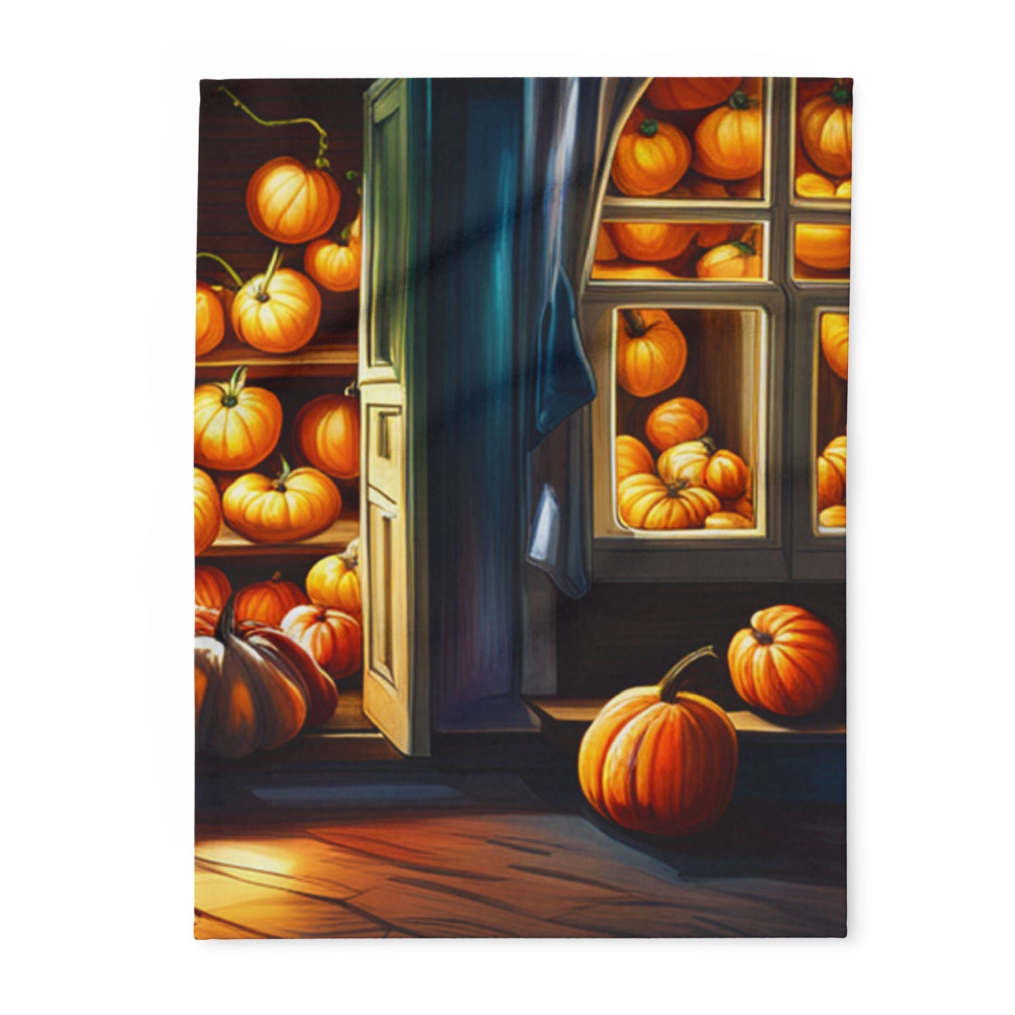 Love Joy Pumpkin Loves Arctic Fleece Blanket