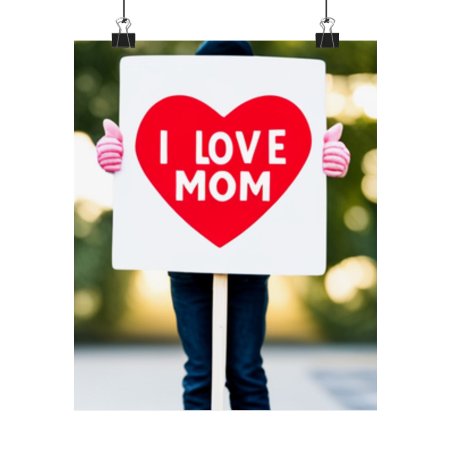 Love Joy Bestseller I Love Mom Matte Vertical Posters