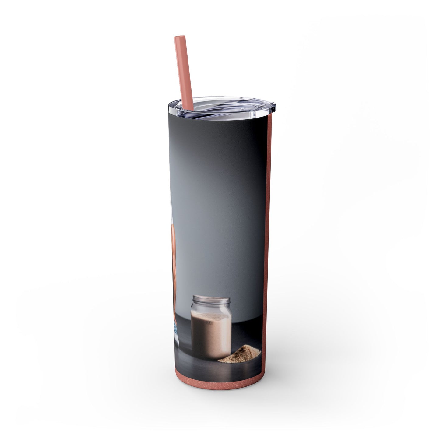 Love Joy Skinny Tumbler with Straw, 20oz