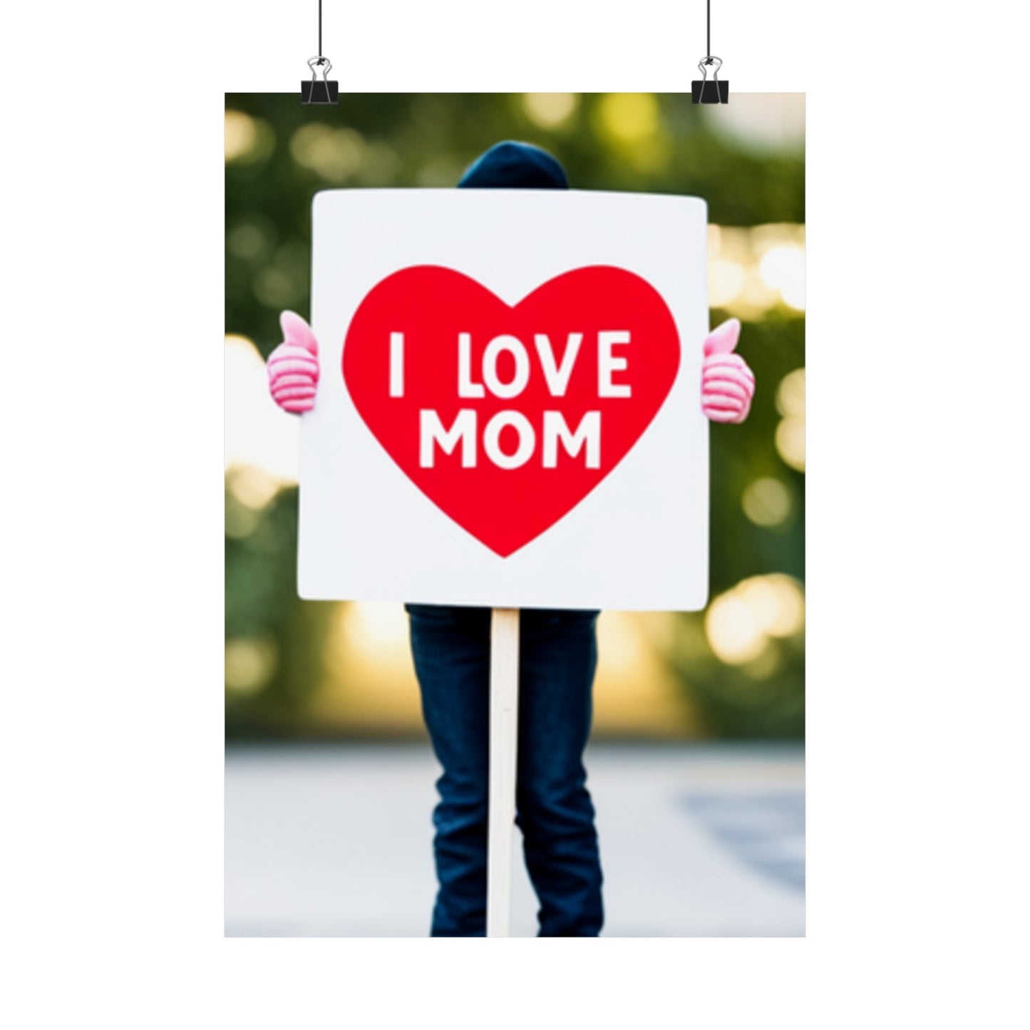 Love Joy Bestseller I Love Mom Matte Vertical Posters