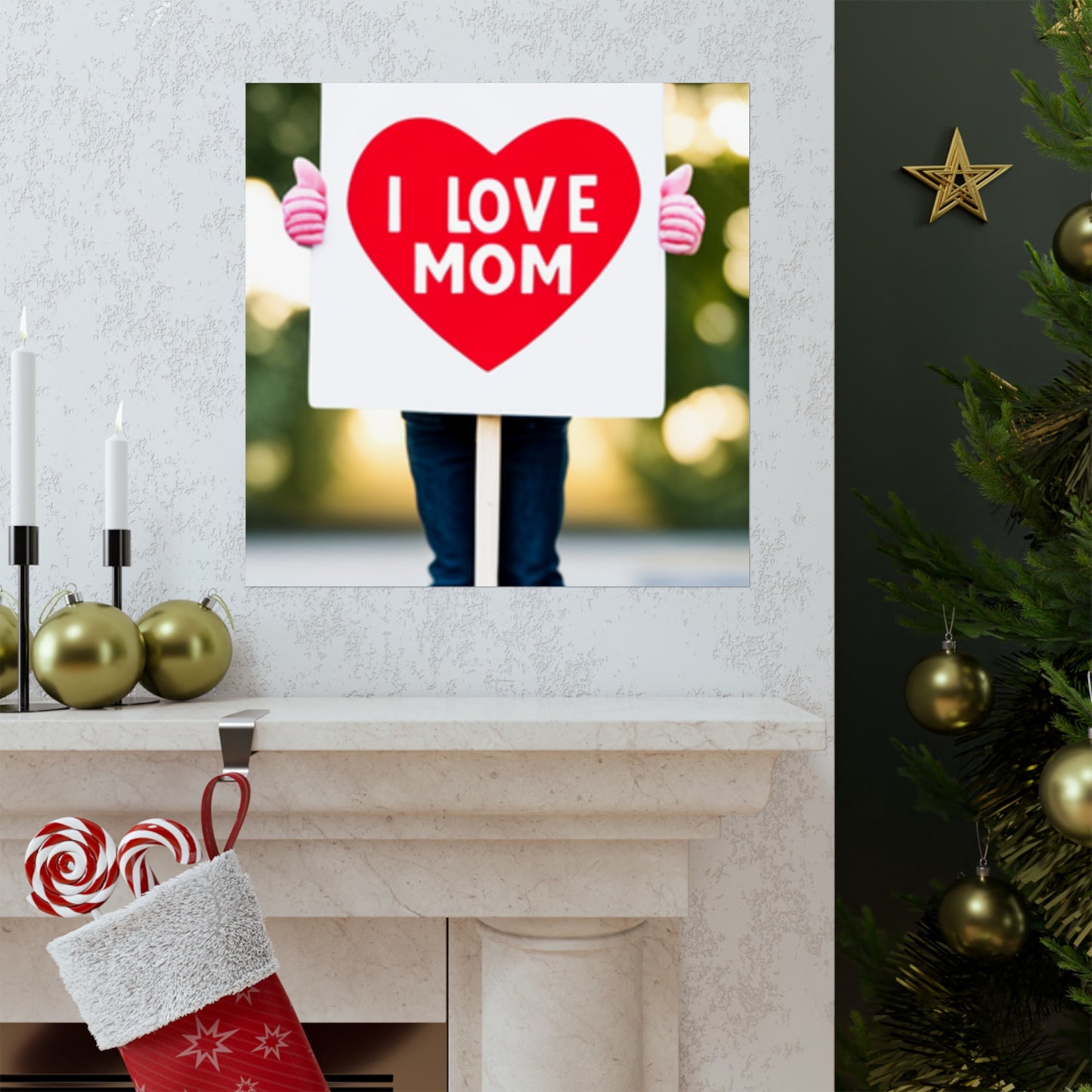Love Joy Bestseller I Love Mom Matte Vertical Posters