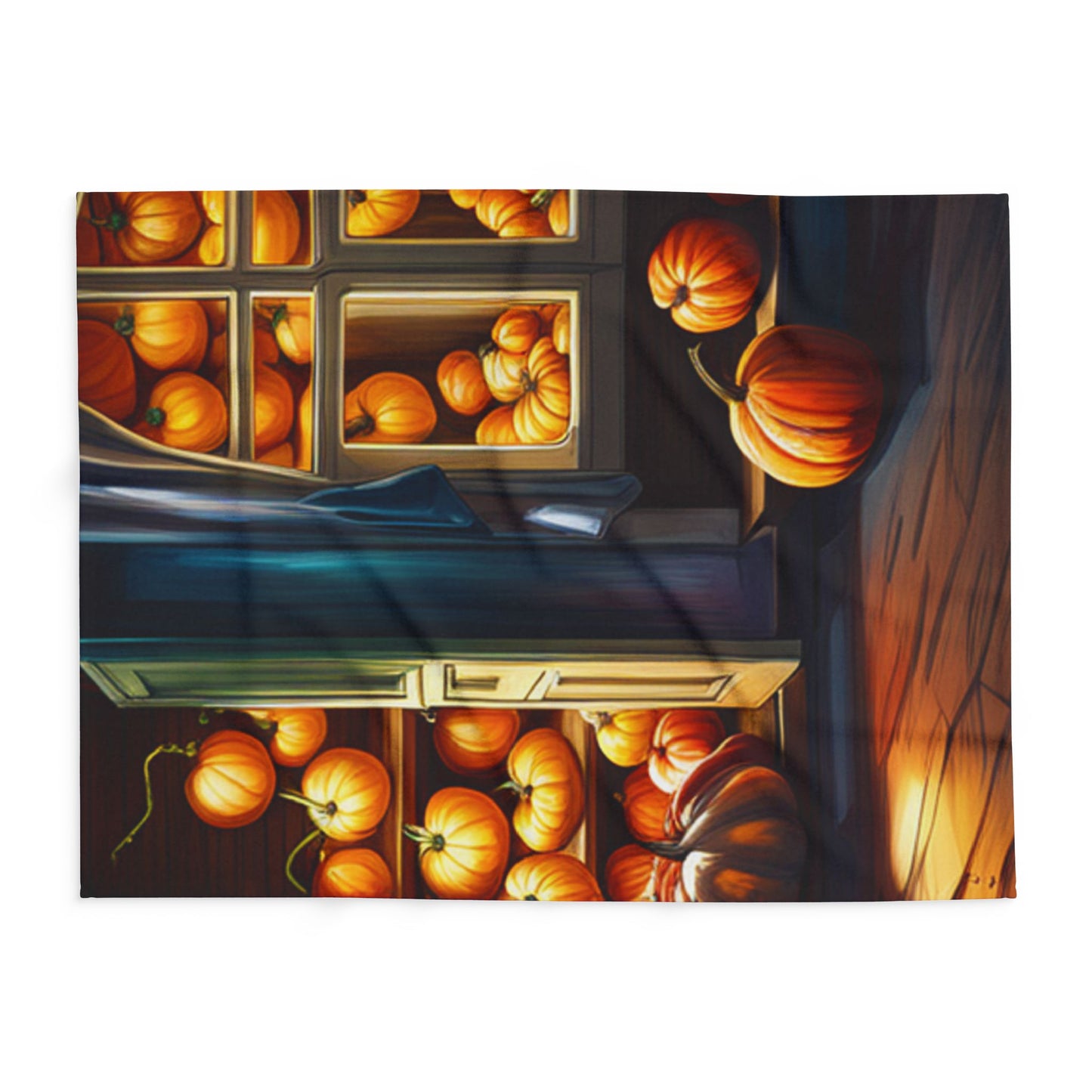 Love Joy Pumpkin Loves Arctic Fleece Blanket