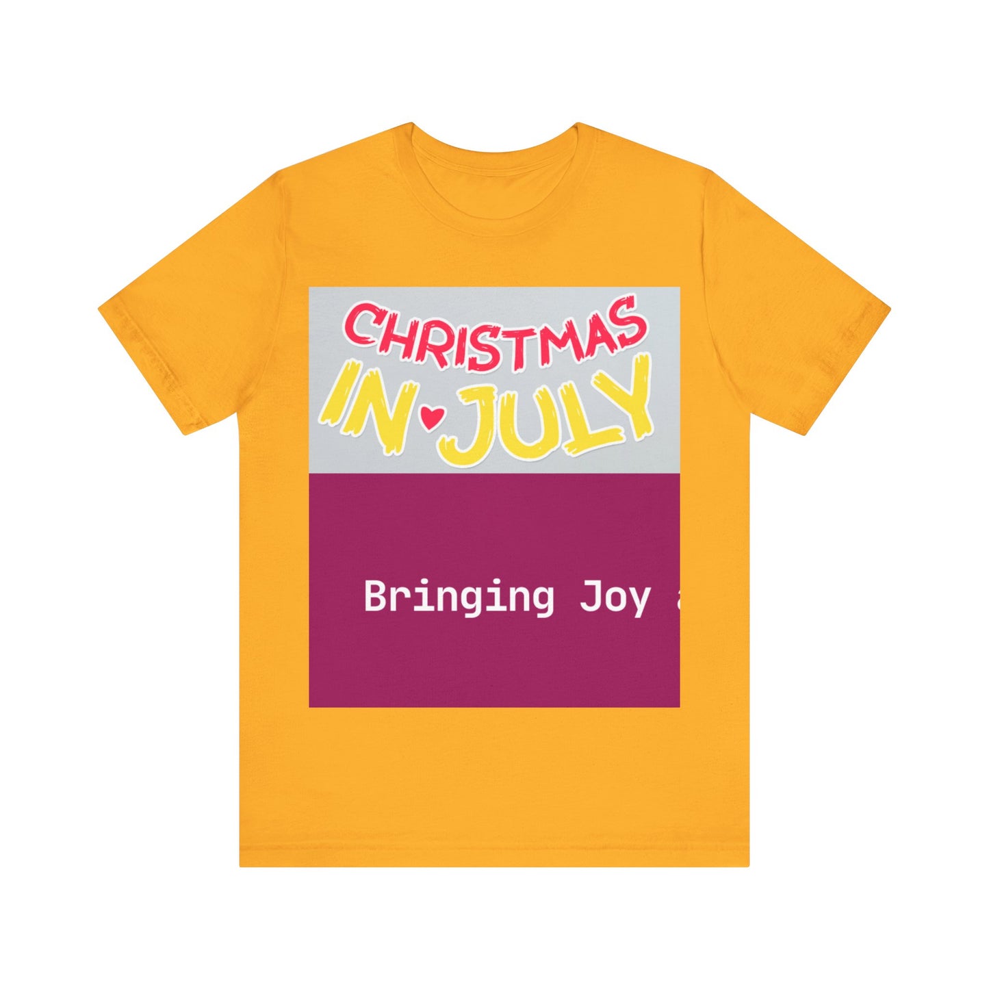 Love Joy Bestseller Unisex Christmas In July Jersey Short Sleeve Tee