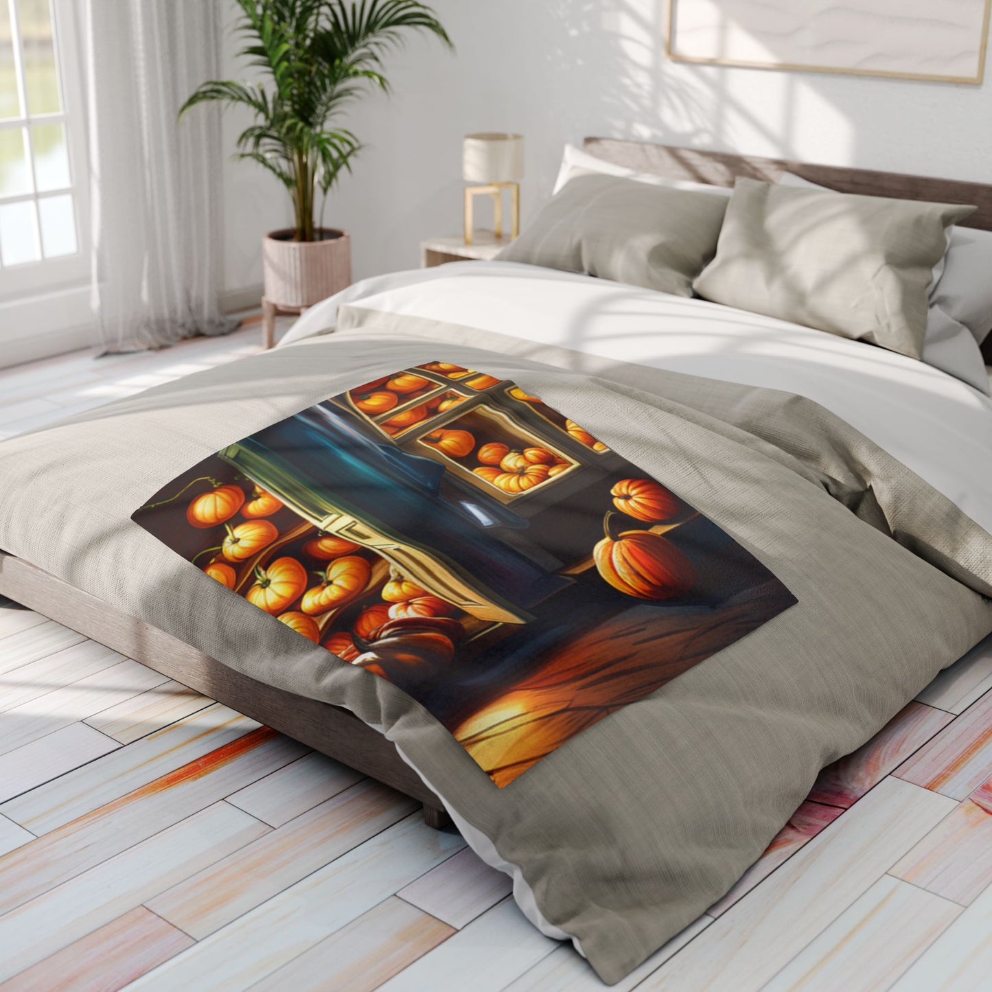 Love Joy Pumpkin Loves Arctic Fleece Blanket