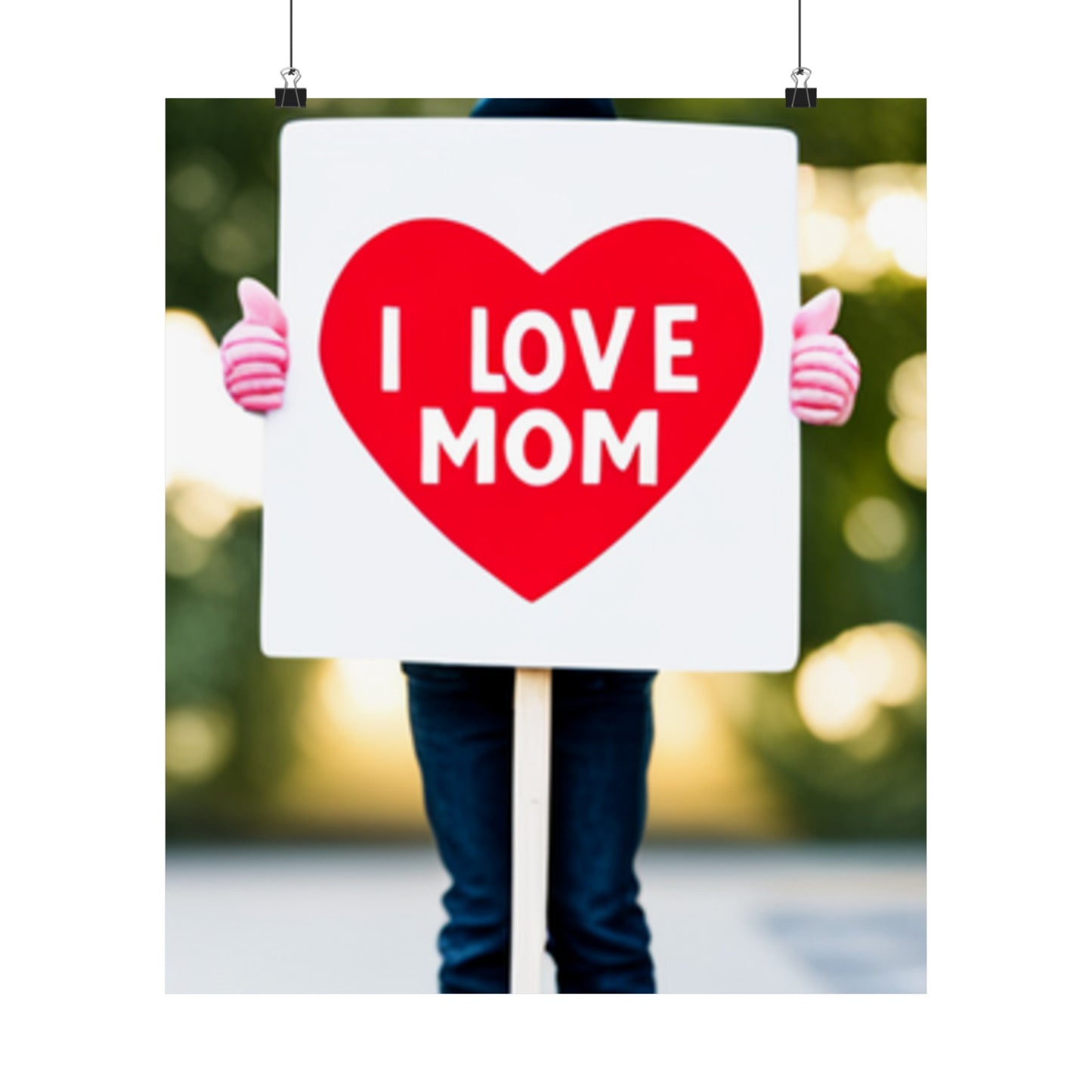Love Joy Bestseller I Love Mom Matte Vertical Posters