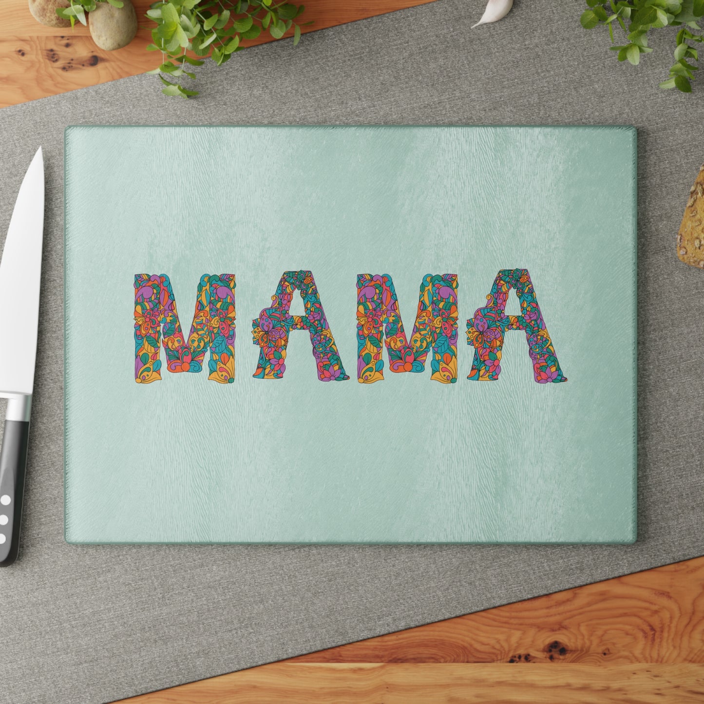 Love Joy Glass Cutting Board