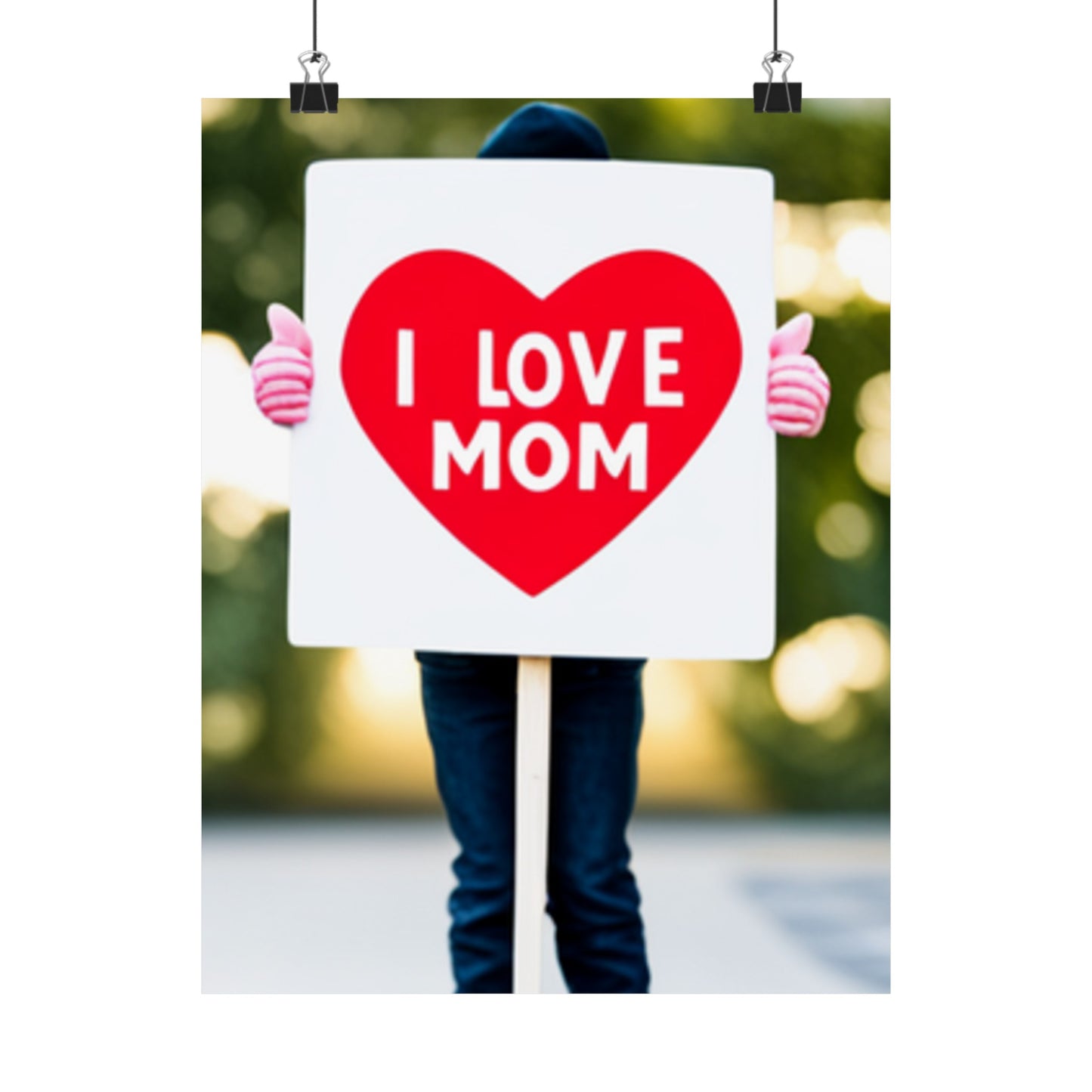 Love Joy Bestseller I Love Mom Matte Vertical Posters
