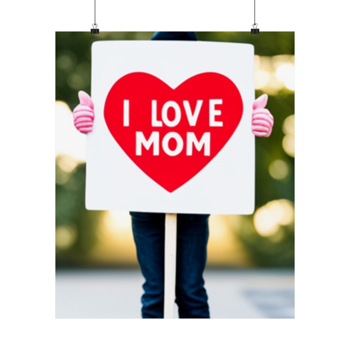 Love Joy Bestseller I Love Mom Matte Vertical Posters
