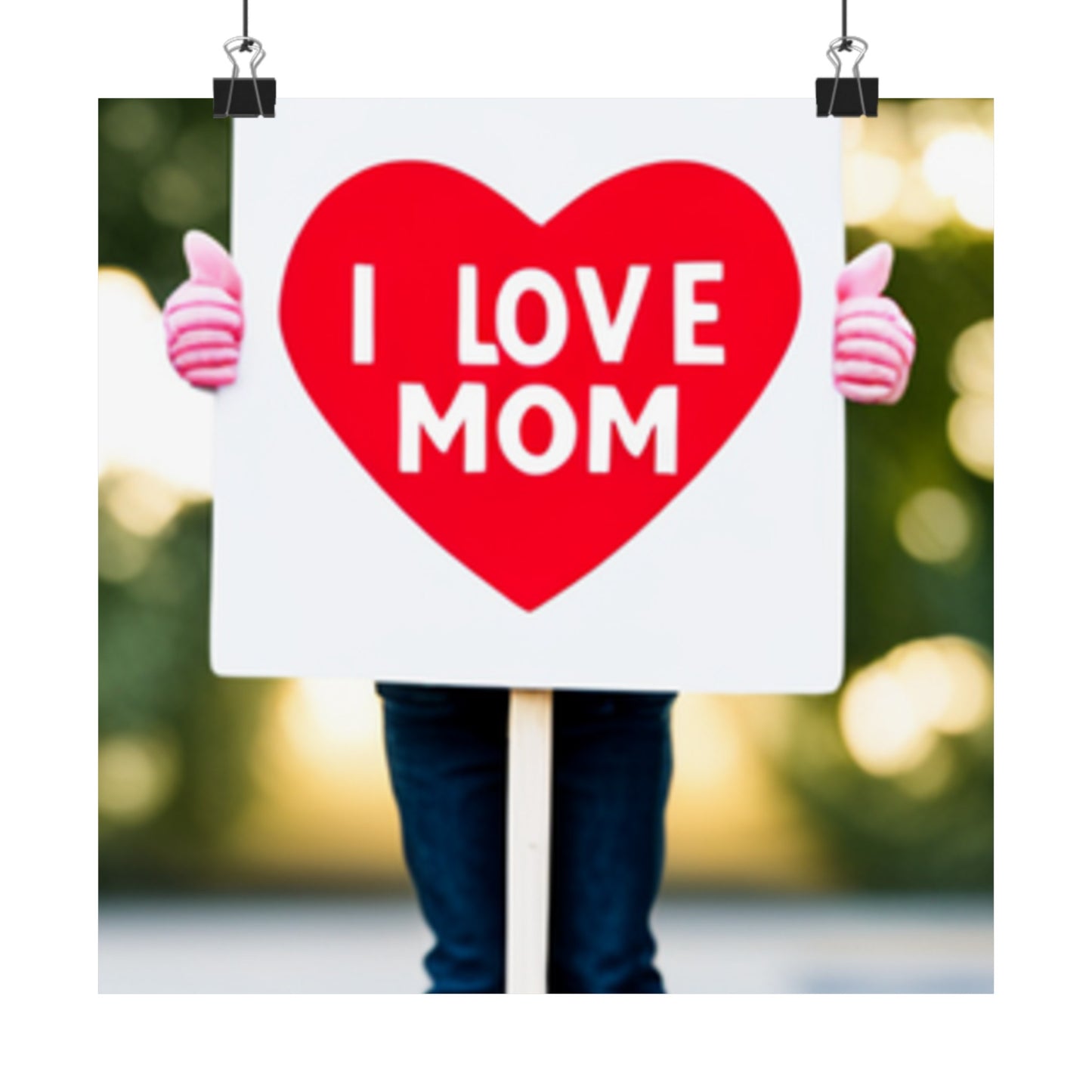 Love Joy Bestseller I Love Mom Matte Vertical Posters