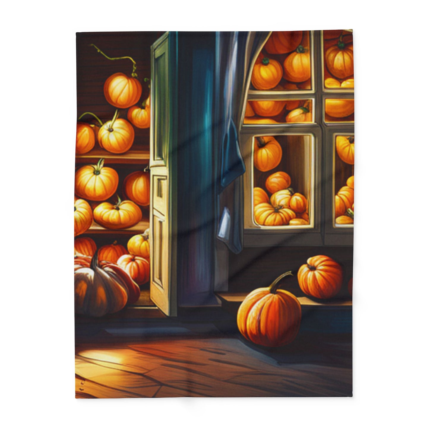 Love Joy Pumpkin Loves Arctic Fleece Blanket