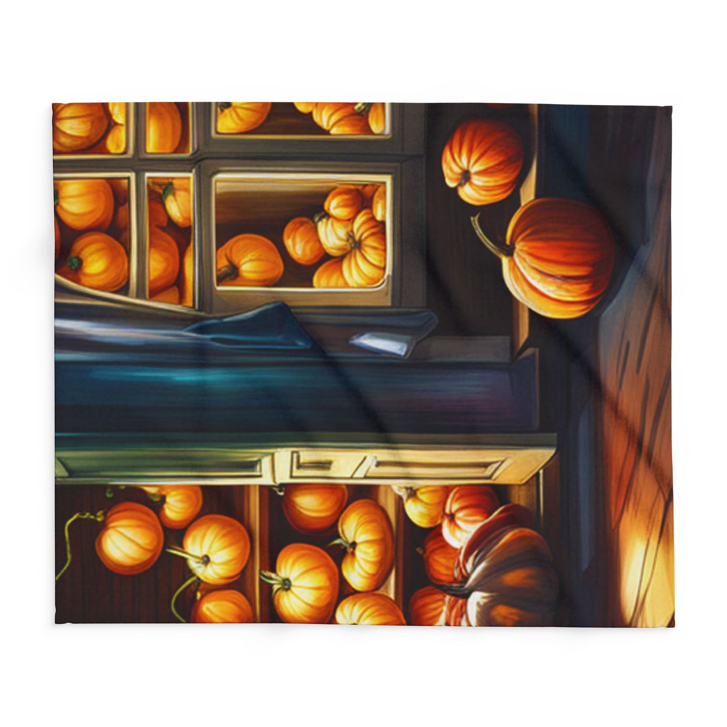 Love Joy Pumpkin Loves Arctic Fleece Blanket