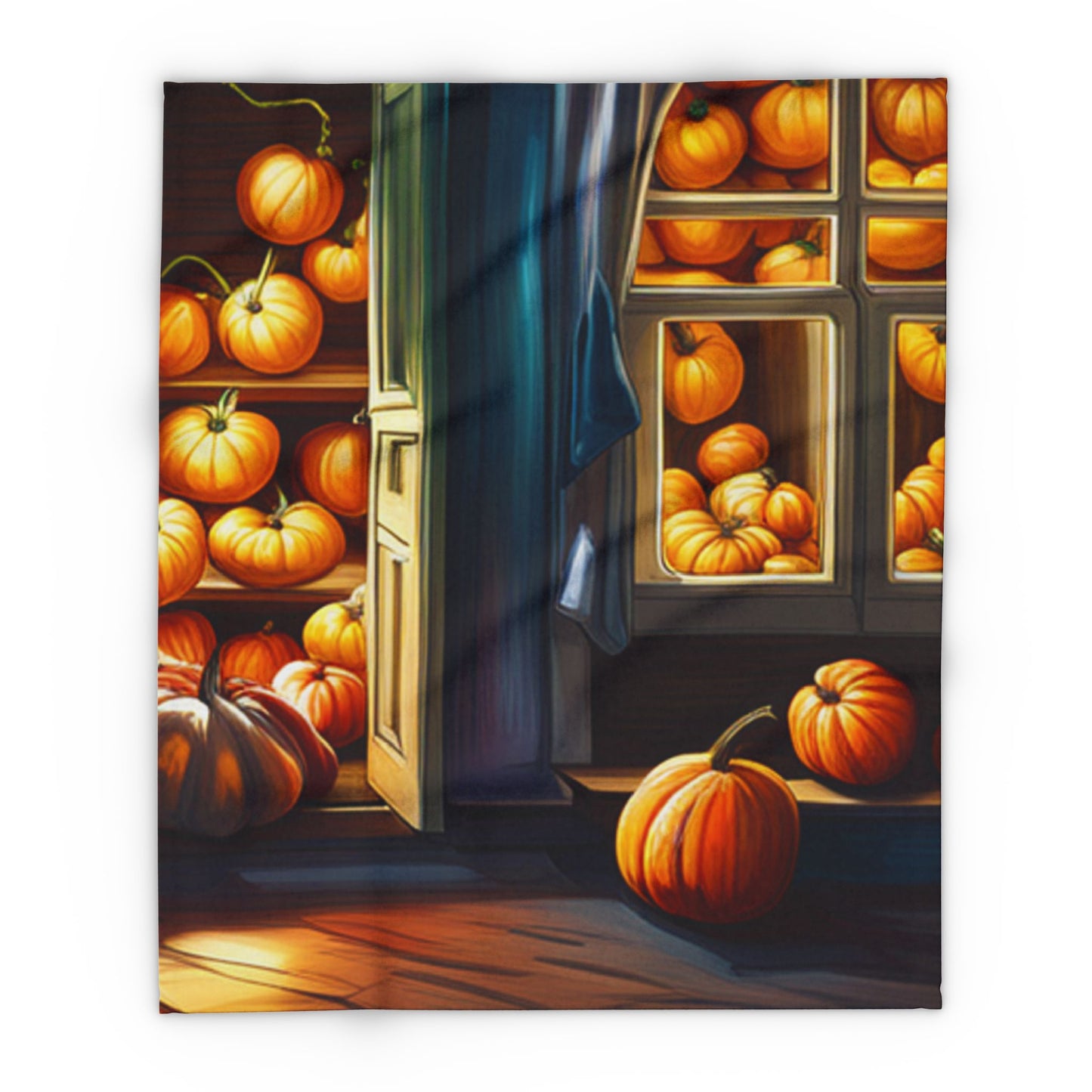 Love Joy Pumpkin Loves Arctic Fleece Blanket