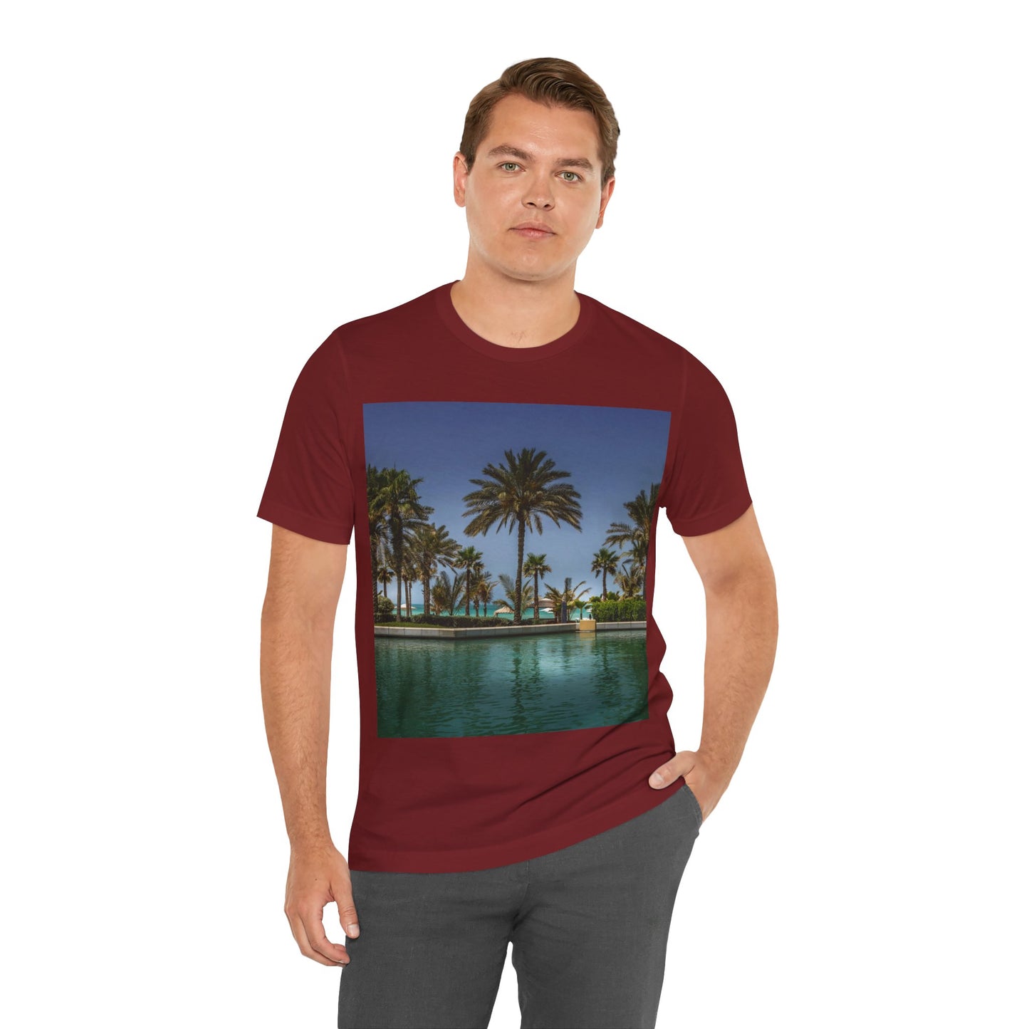 Love Joy Relaxing Unisex Jersey Short Sleeve Tee With Express Delivery