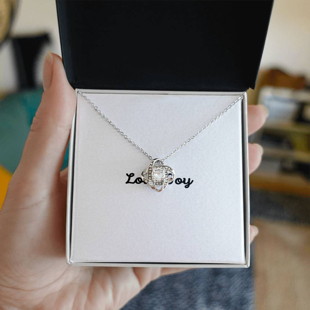 Love Joy Love Knot Necklace