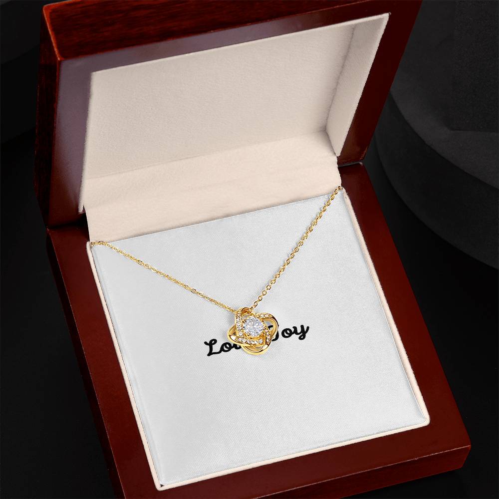 Love Joy Love Knot Necklace