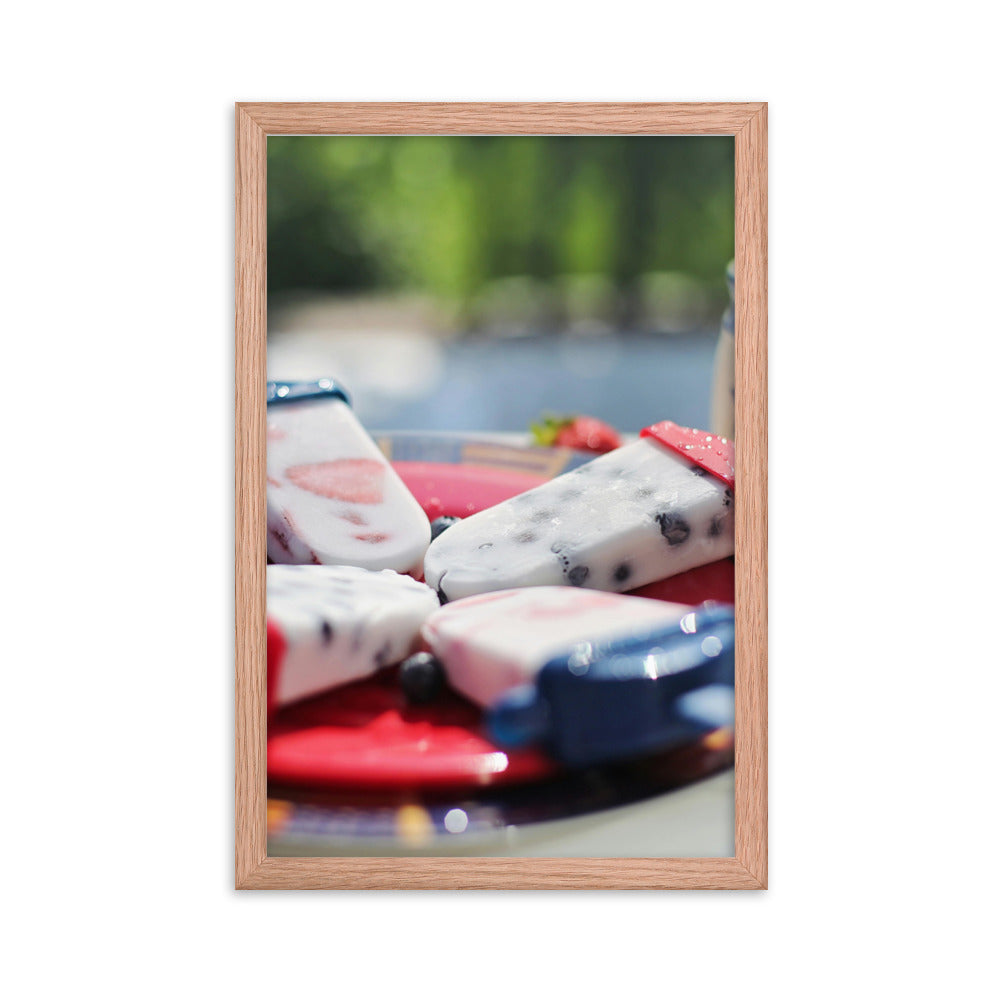 Love Joy Bestseller Festive Berries Framed Poster