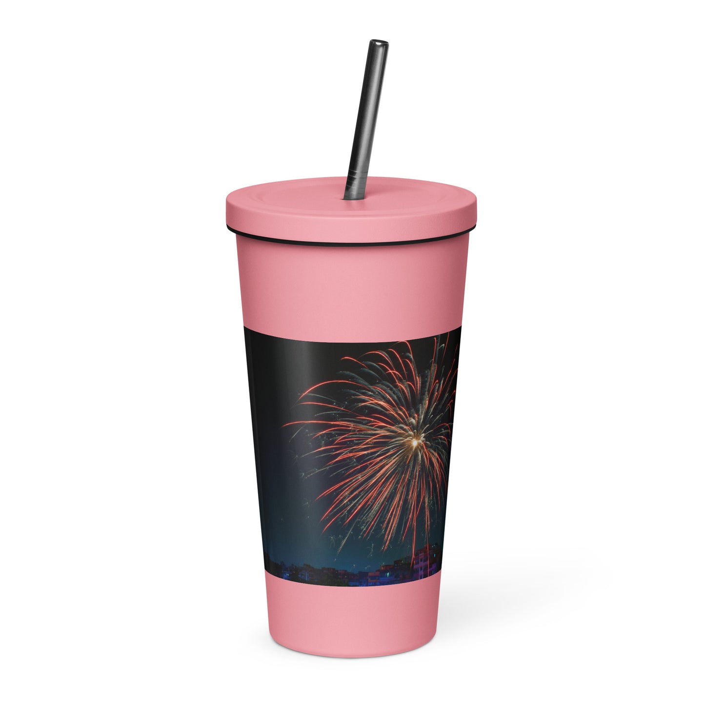 Love Joy Insulated 4th Of July Tumbler With A Straw