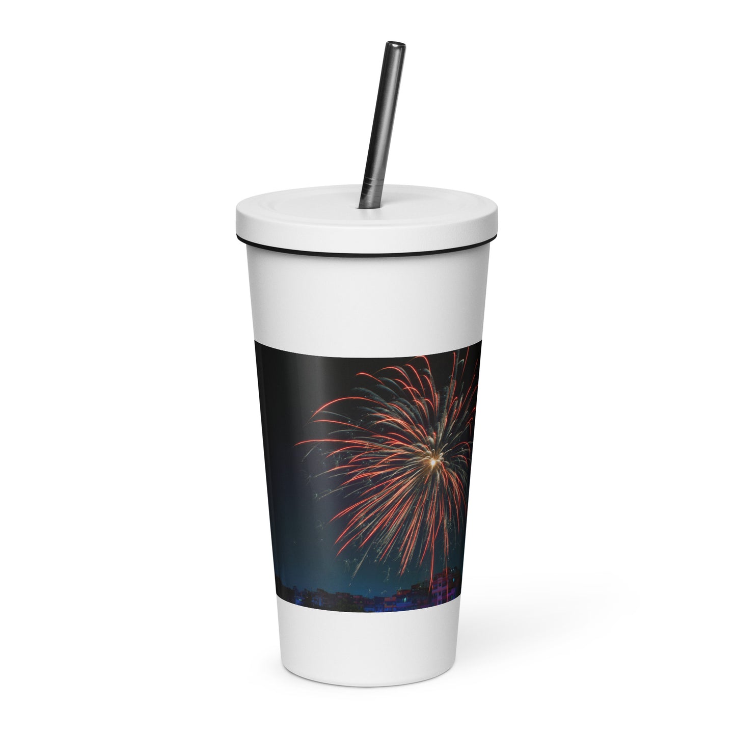 Love Joy Insulated 4th Of July Tumbler With A Straw