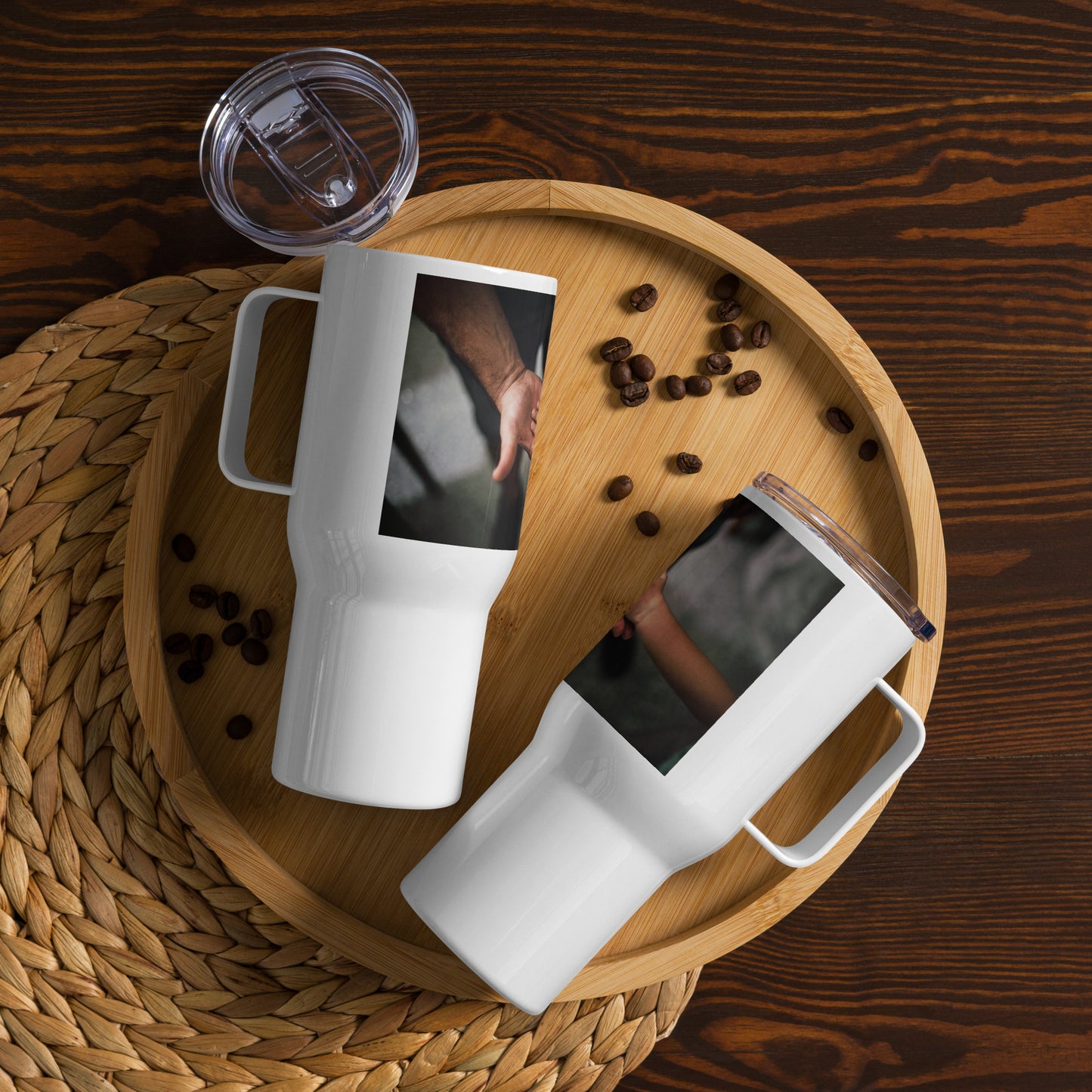 Love Joy Dad's Loves Travel Mug With A Handle