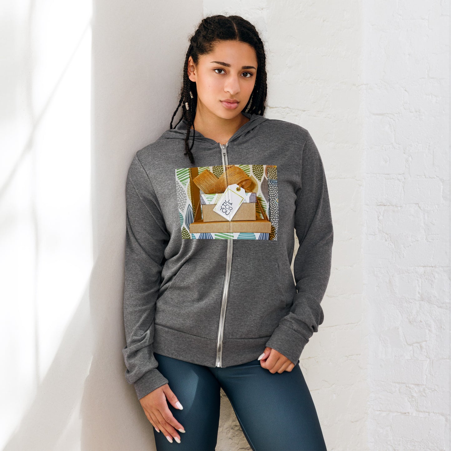 Love Joy Unisex Just For You Zip Hoodie