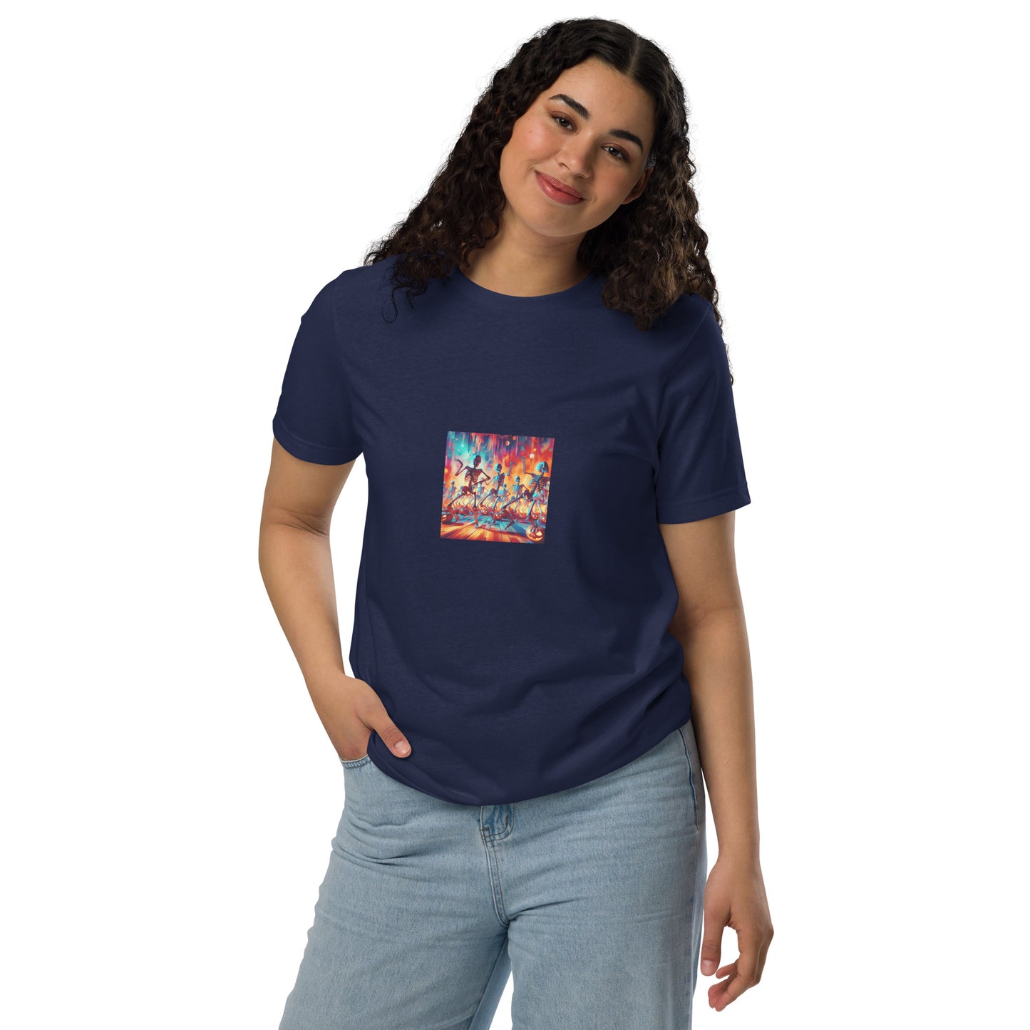 Love Joy Unisex Dancing Skeletons Staple Eco T-Shirt