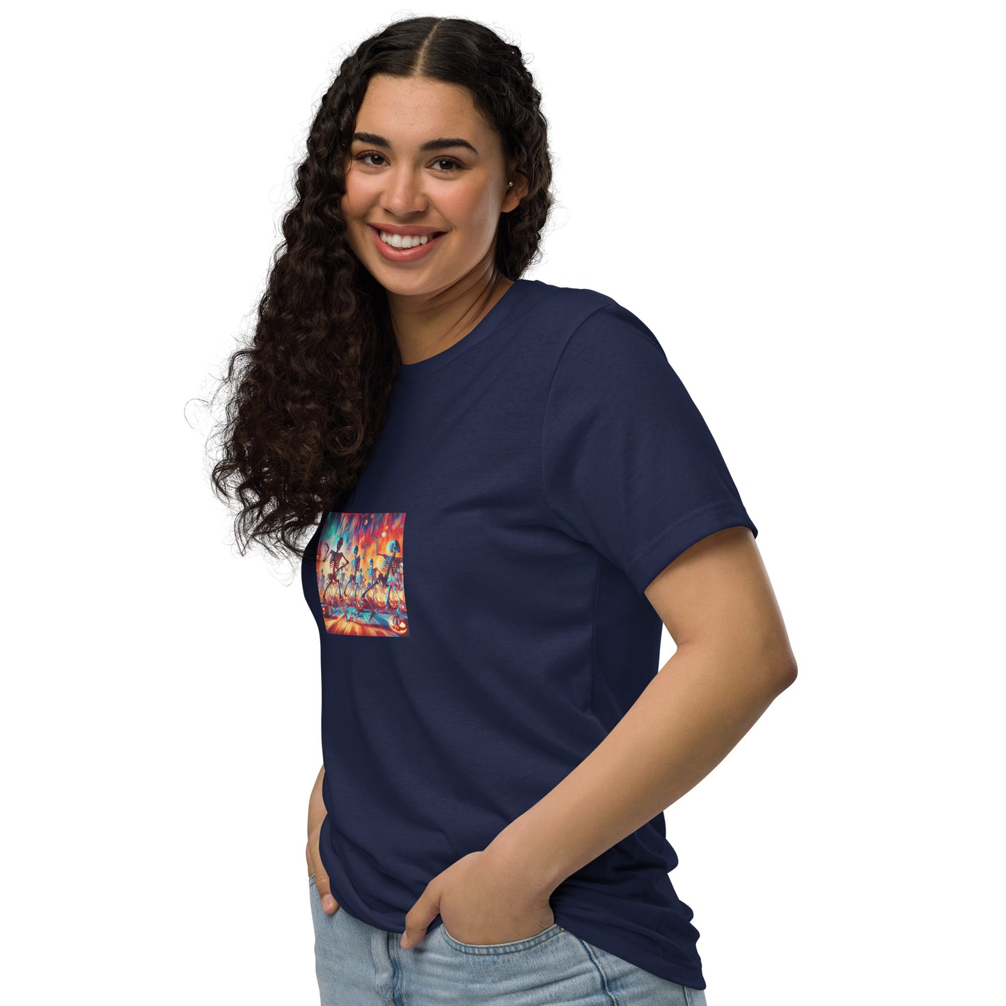 Love Joy Unisex Dancing Skeletons Staple Eco T-Shirt