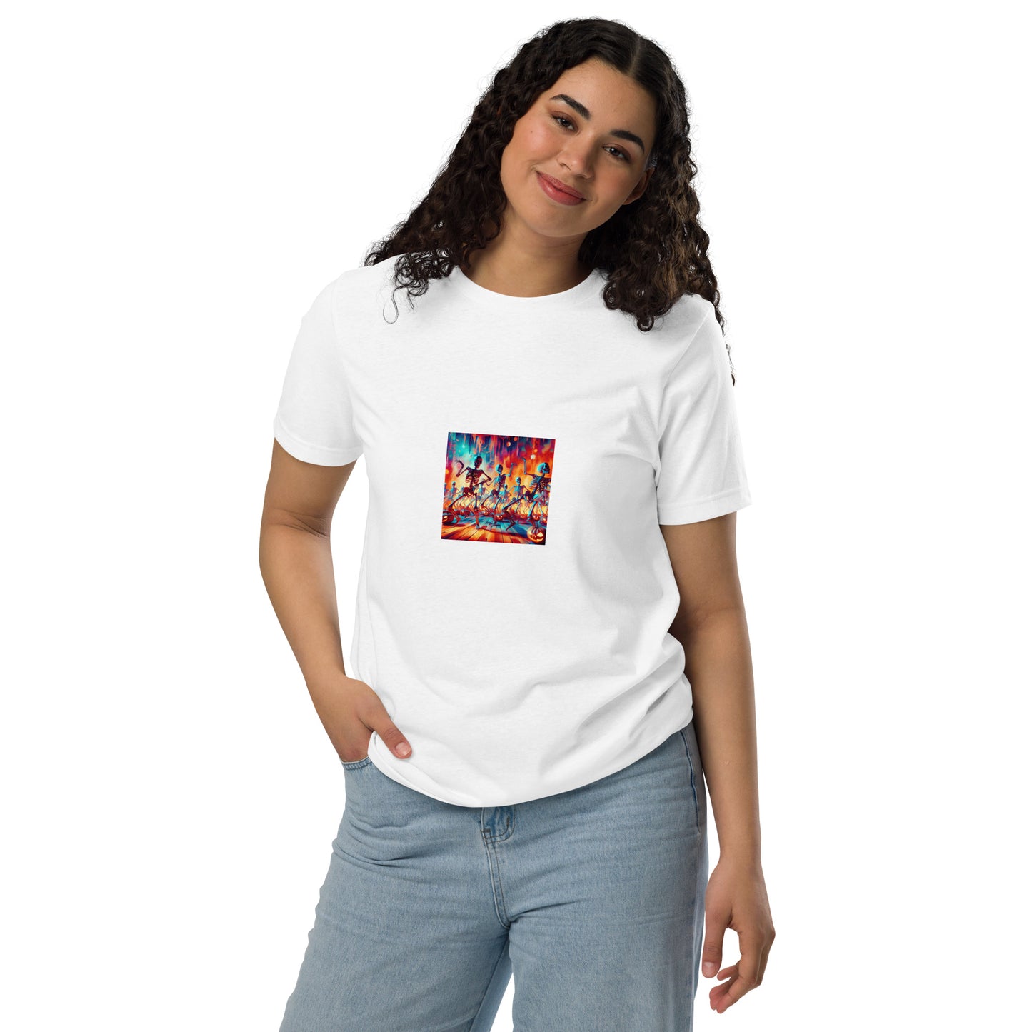 Love Joy Unisex Dancing Skeletons Staple Eco T-Shirt