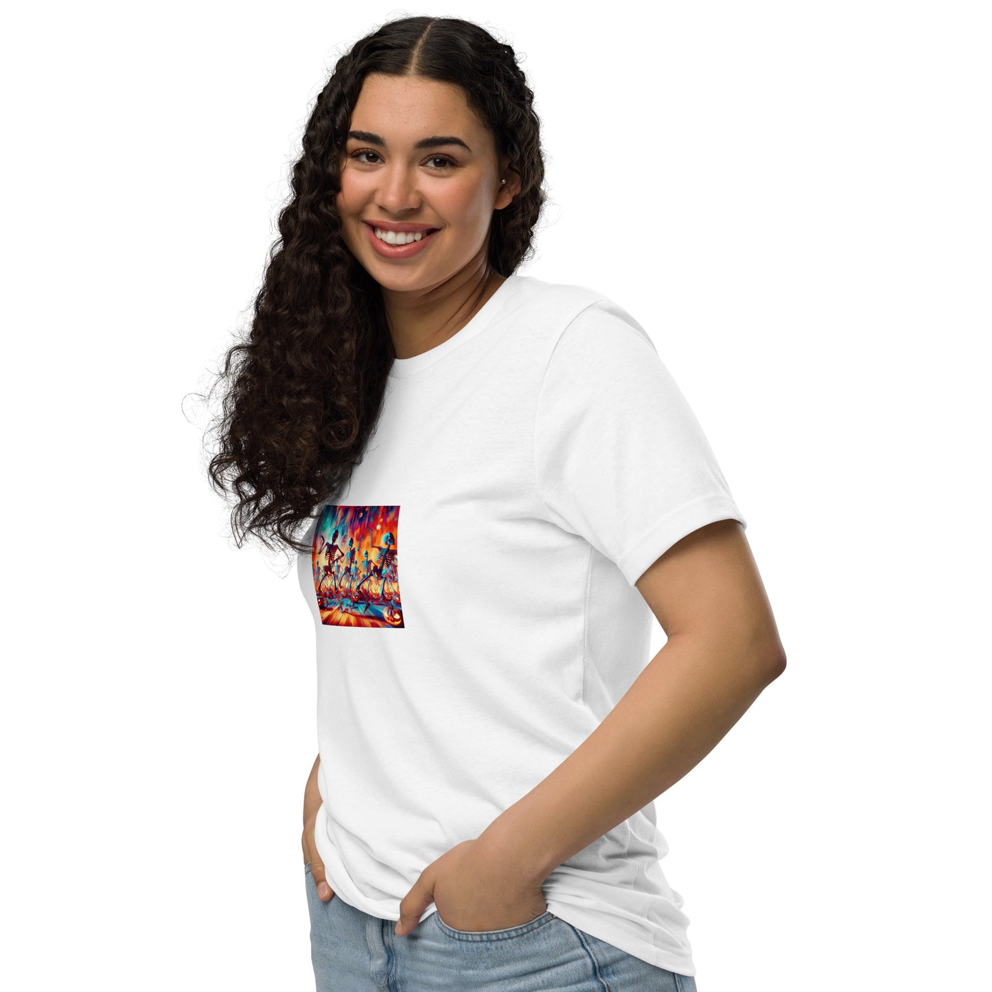 Love Joy Unisex Dancing Skeletons Staple Eco T-Shirt