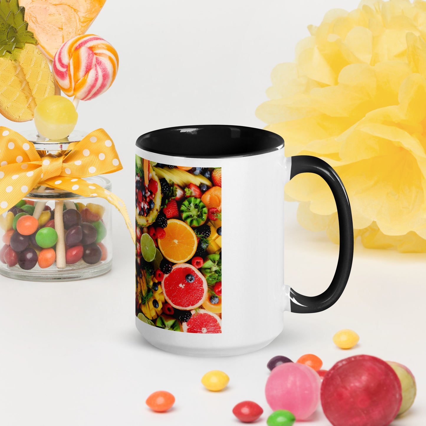 Love Joy Tropical Loves Mug with Color Inside