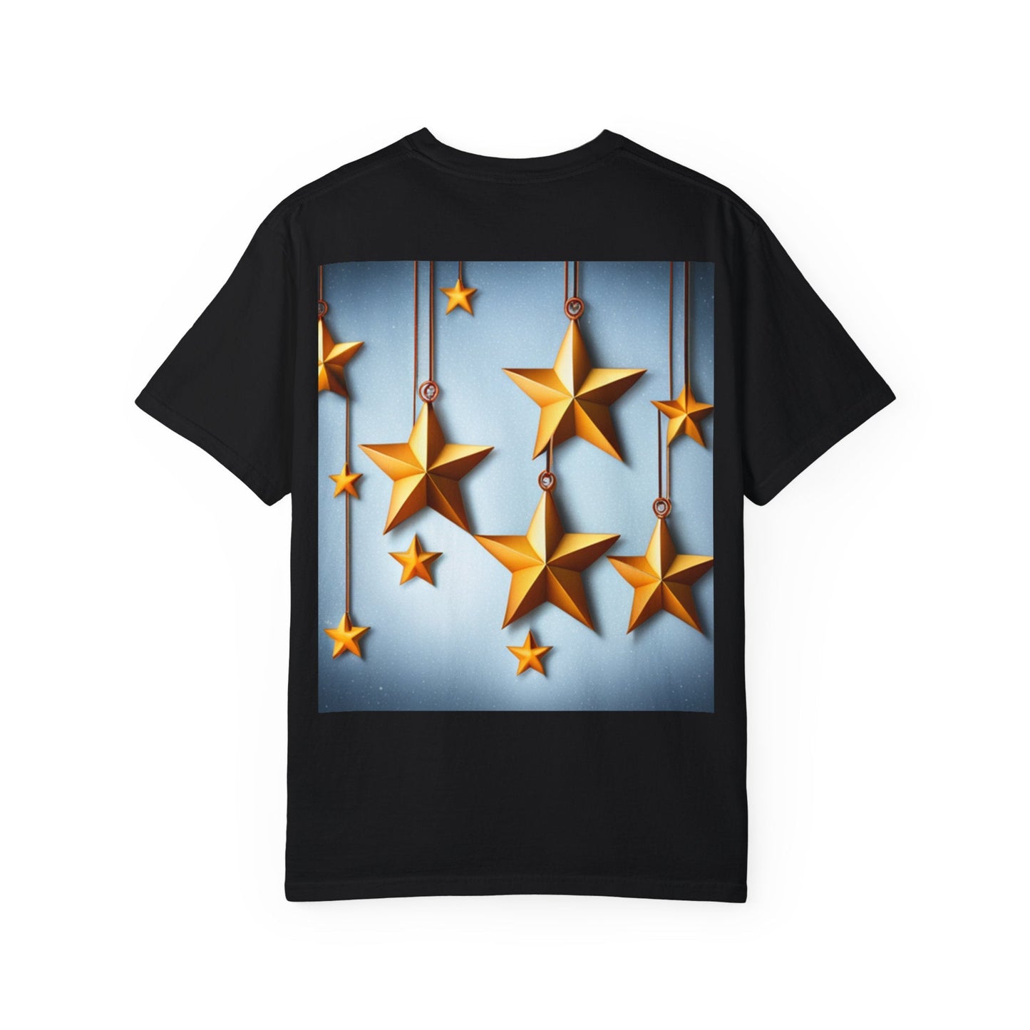 Best Seller Beautiful Golden Stars Unisex Garment-Dyed T-shirt