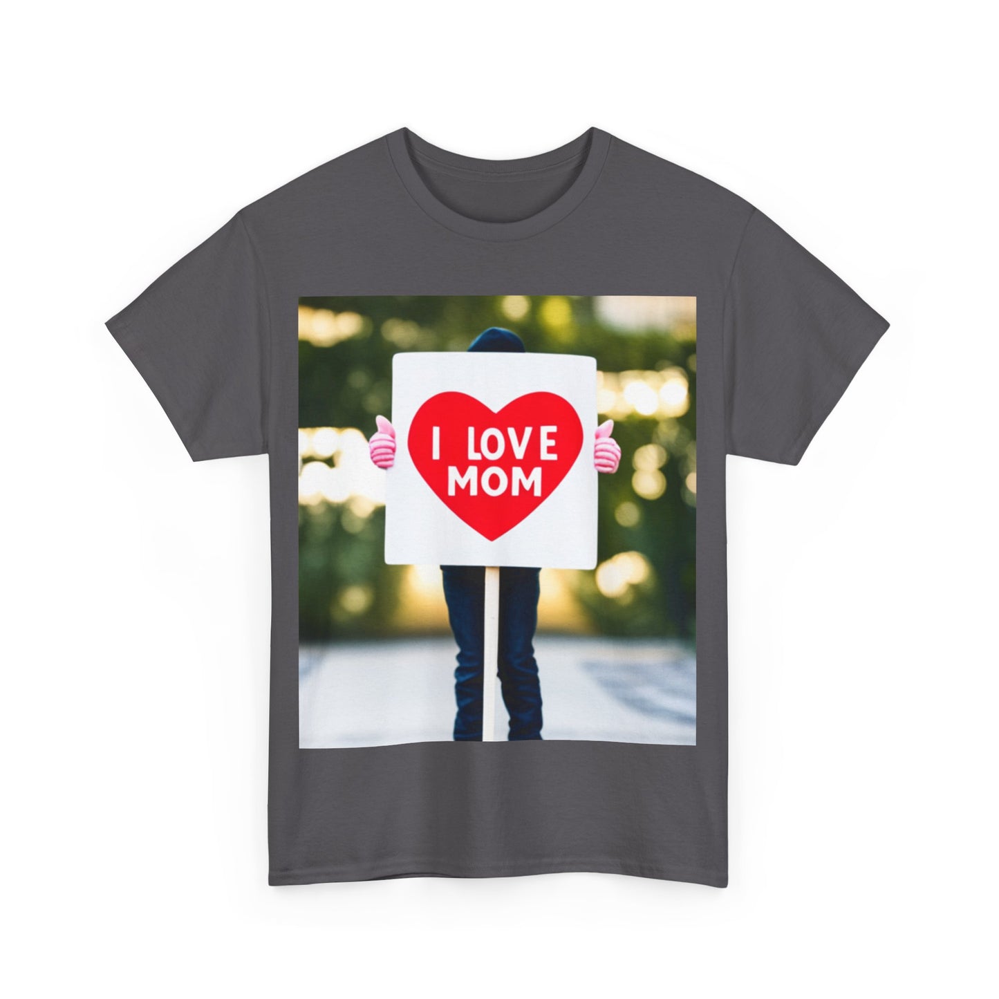 Love Joy Unisex I Love Mom Heavy Cotton Tee