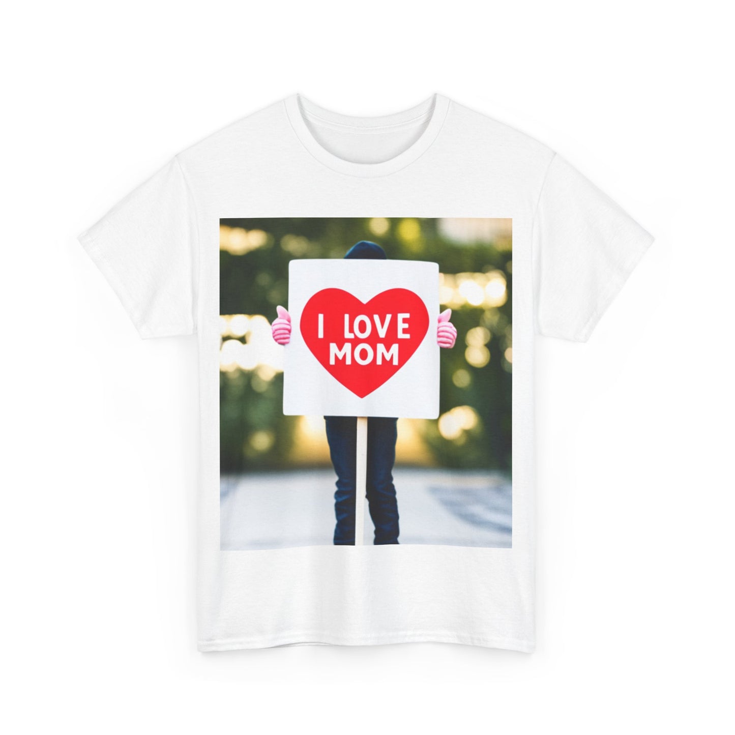 Love Joy Unisex I Love Mom Heavy Cotton Tee