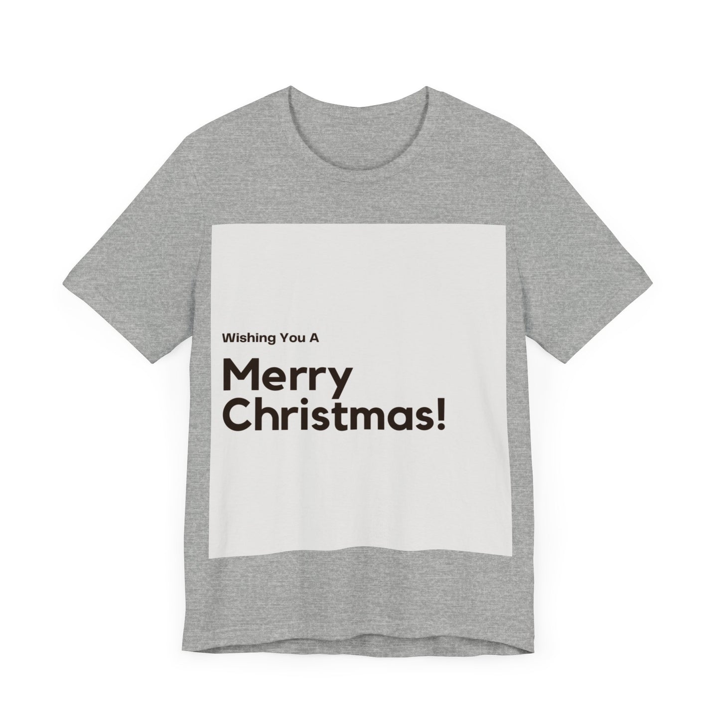 Love Joy Bestseller Unisex Merry Christmas Jersey Short Sleeve Tee