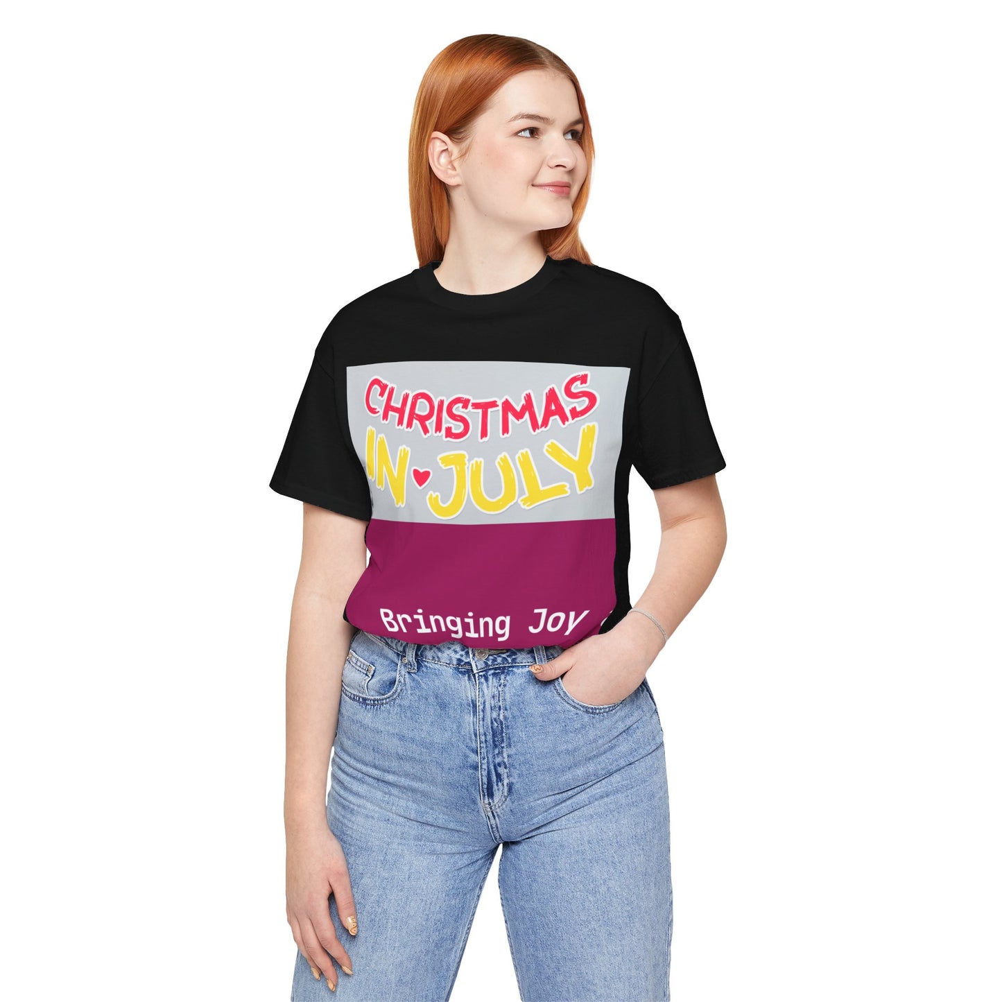 Love Joy Bestseller Unisex Christmas In July Jersey Short Sleeve Tee