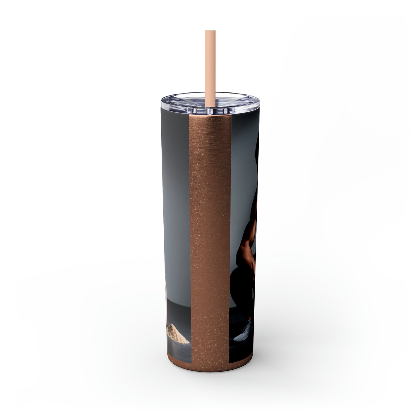 Love Joy Skinny Tumbler with Straw, 20oz