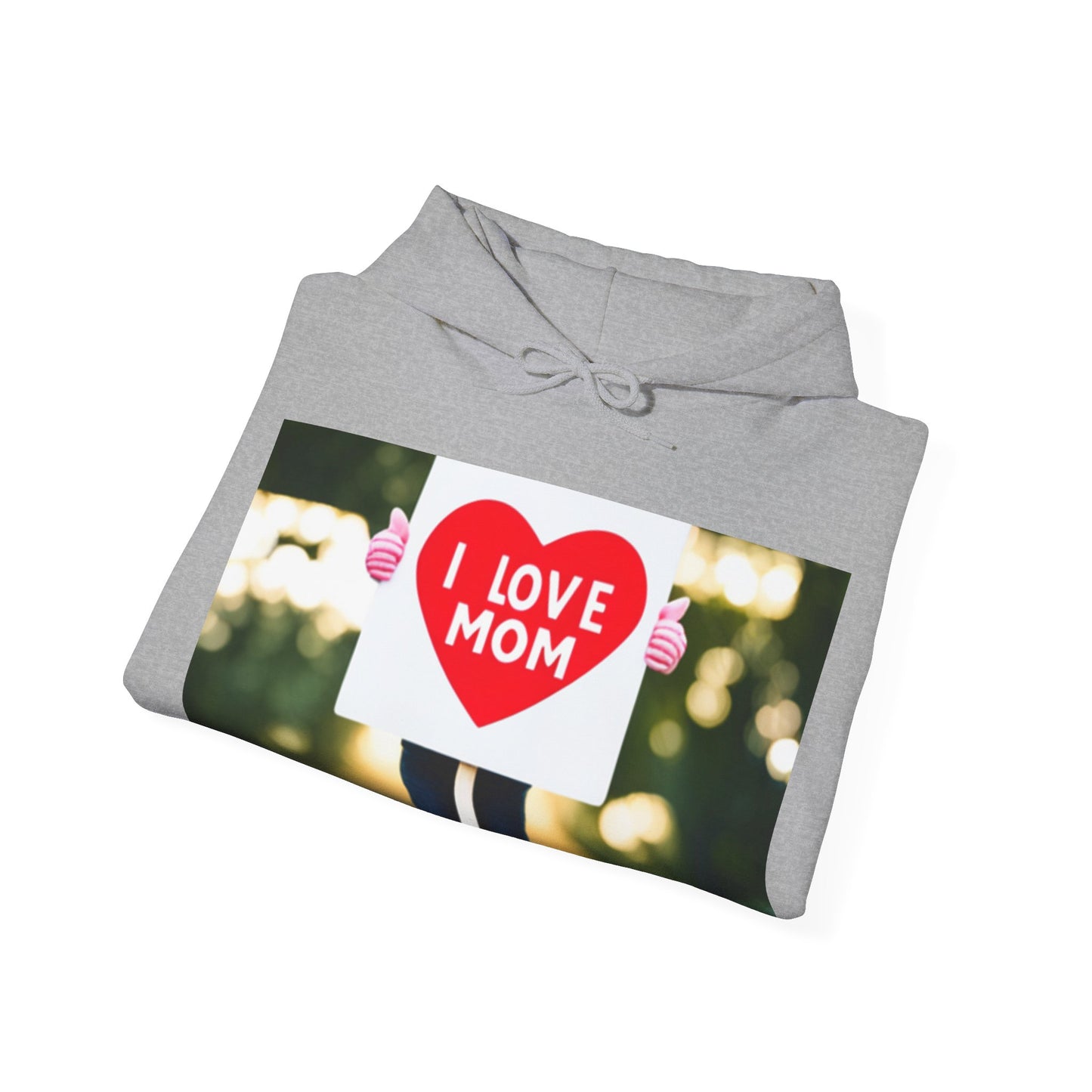 Love Joy Unisex I Love Mom Heavy Blend™ Hooded Sweatshirt