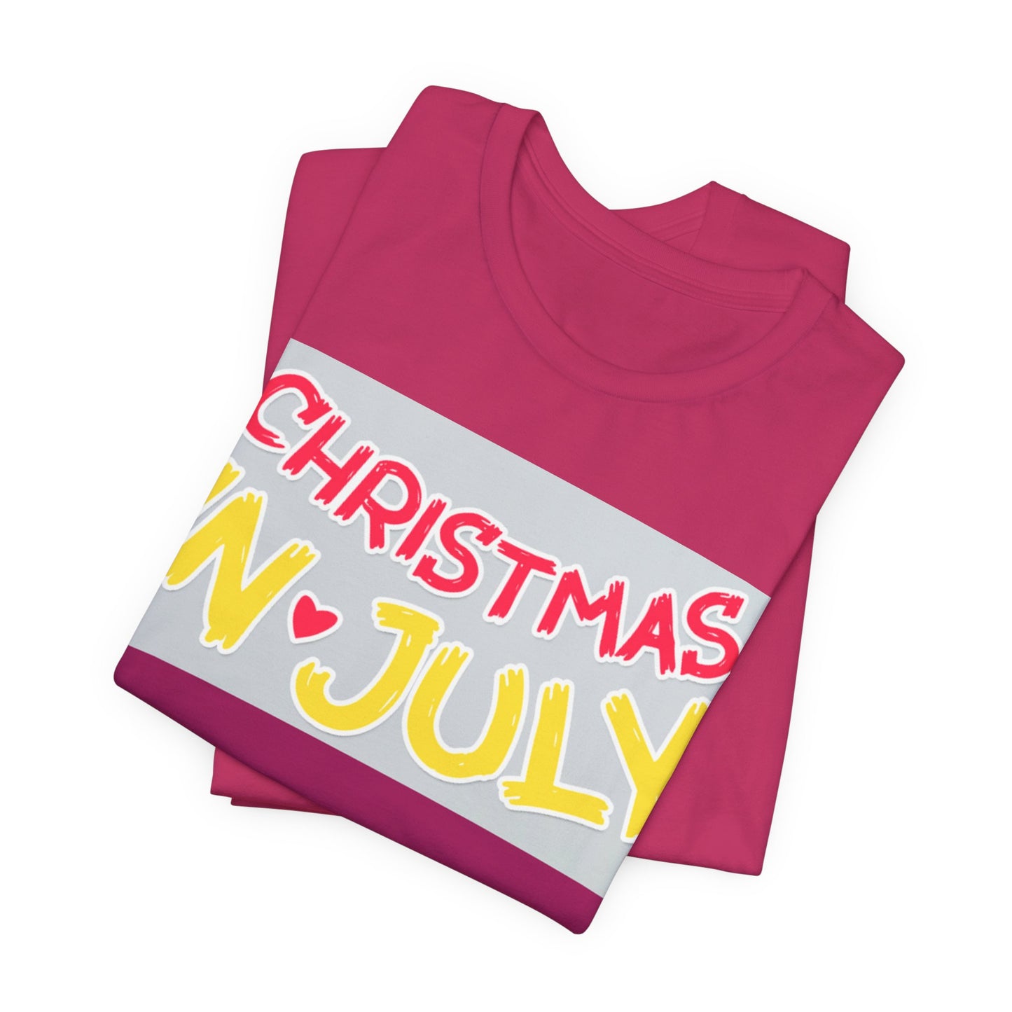 Love Joy Bestseller Unisex Christmas In July Jersey Short Sleeve Tee