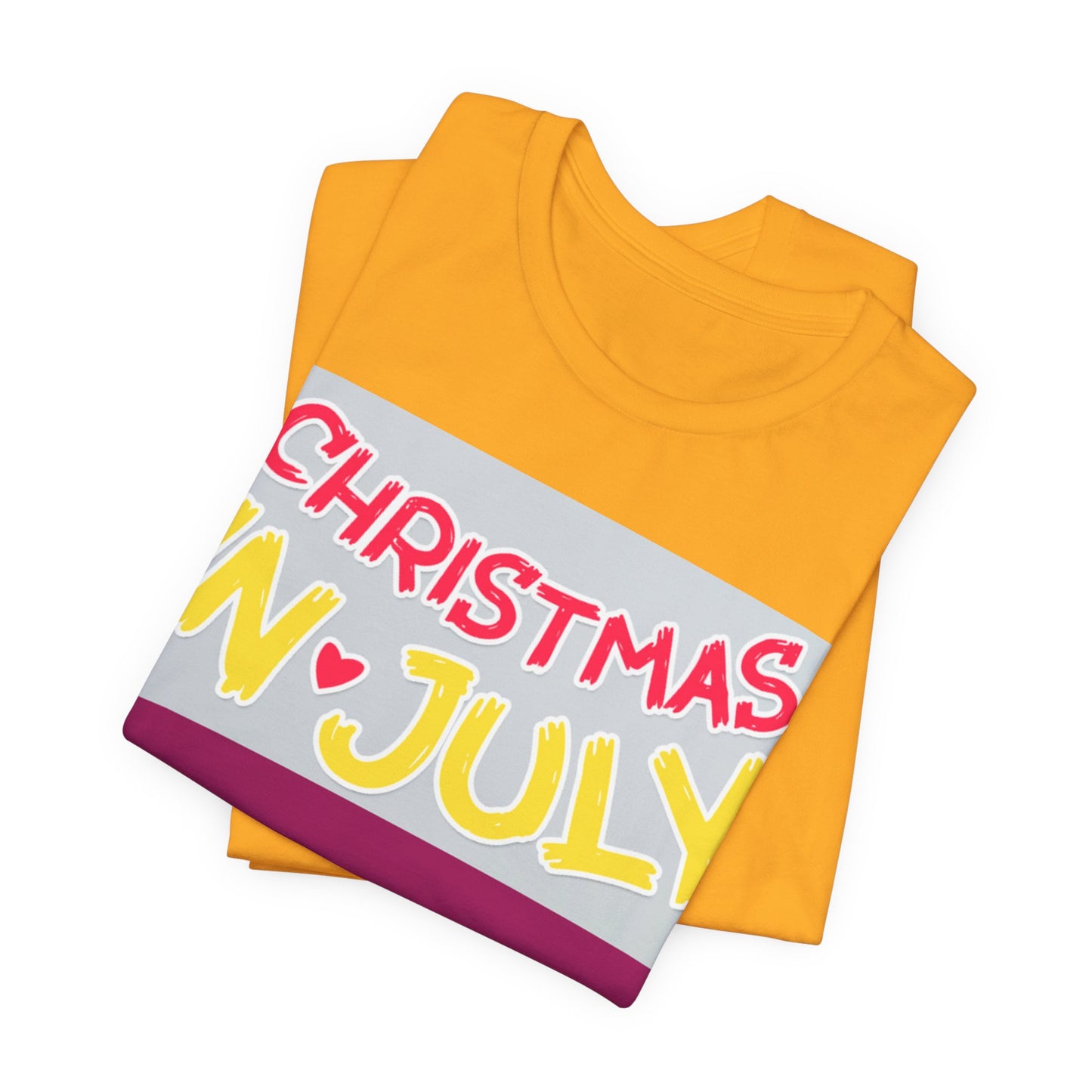 Love Joy Bestseller Unisex Christmas In July Jersey Short Sleeve Tee