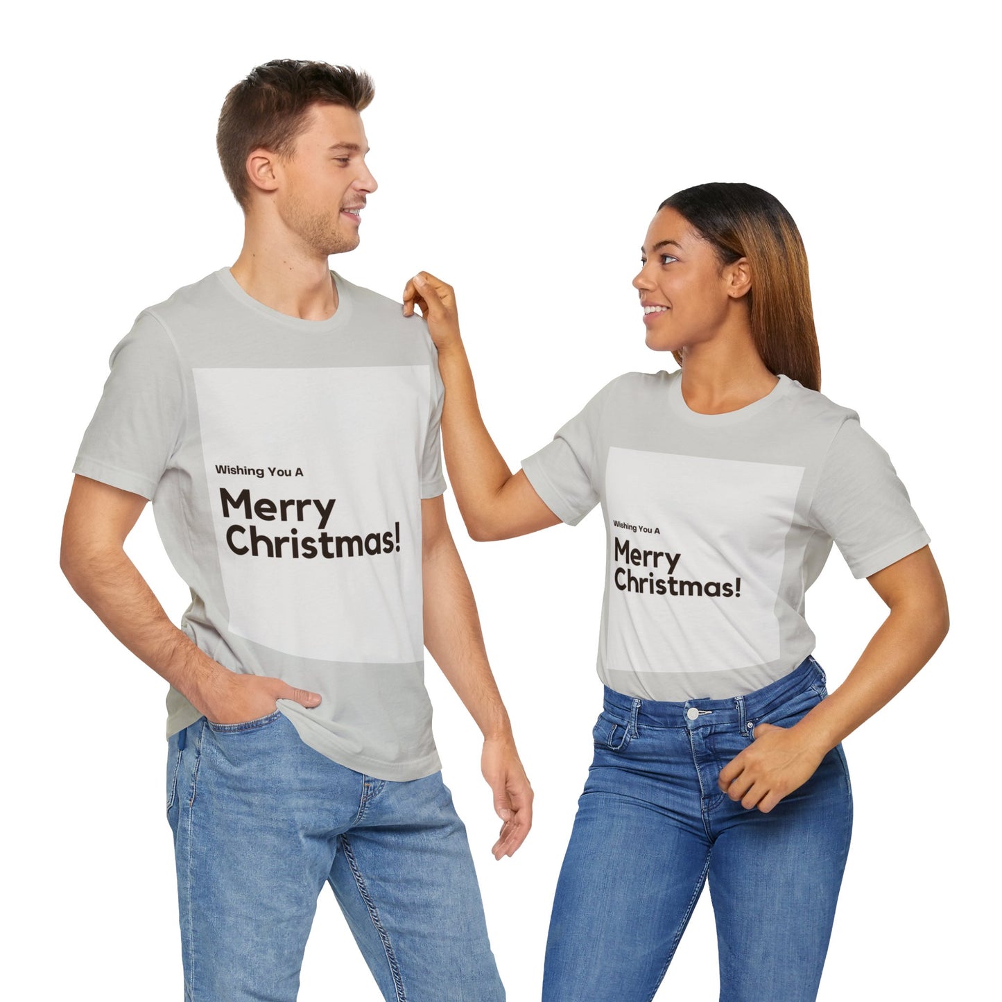 Love Joy Bestseller Unisex Merry Christmas Jersey Short Sleeve Tee