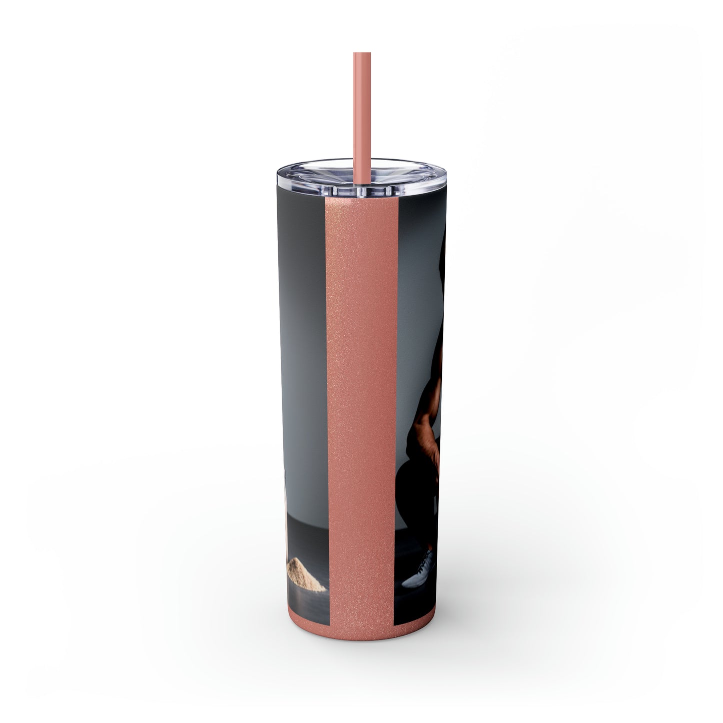 Love Joy Skinny Tumbler with Straw, 20oz