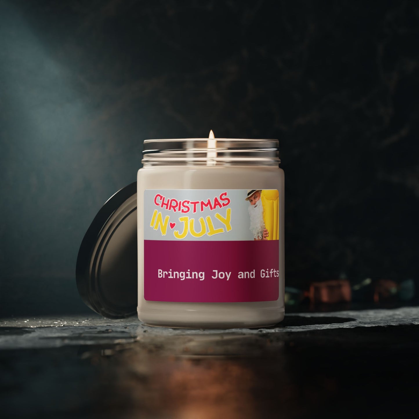 Love Joy Bestseller Christmas In July Scented Soy Candle, 9oz