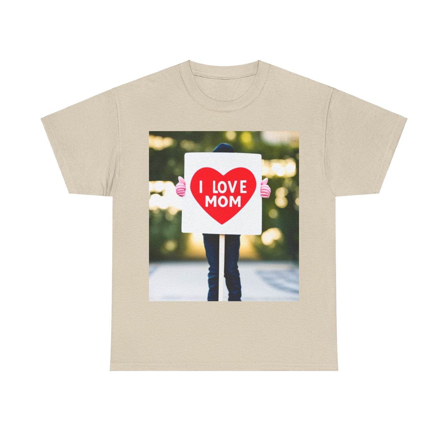 Love Joy Unisex I Love Mom Heavy Cotton Tee