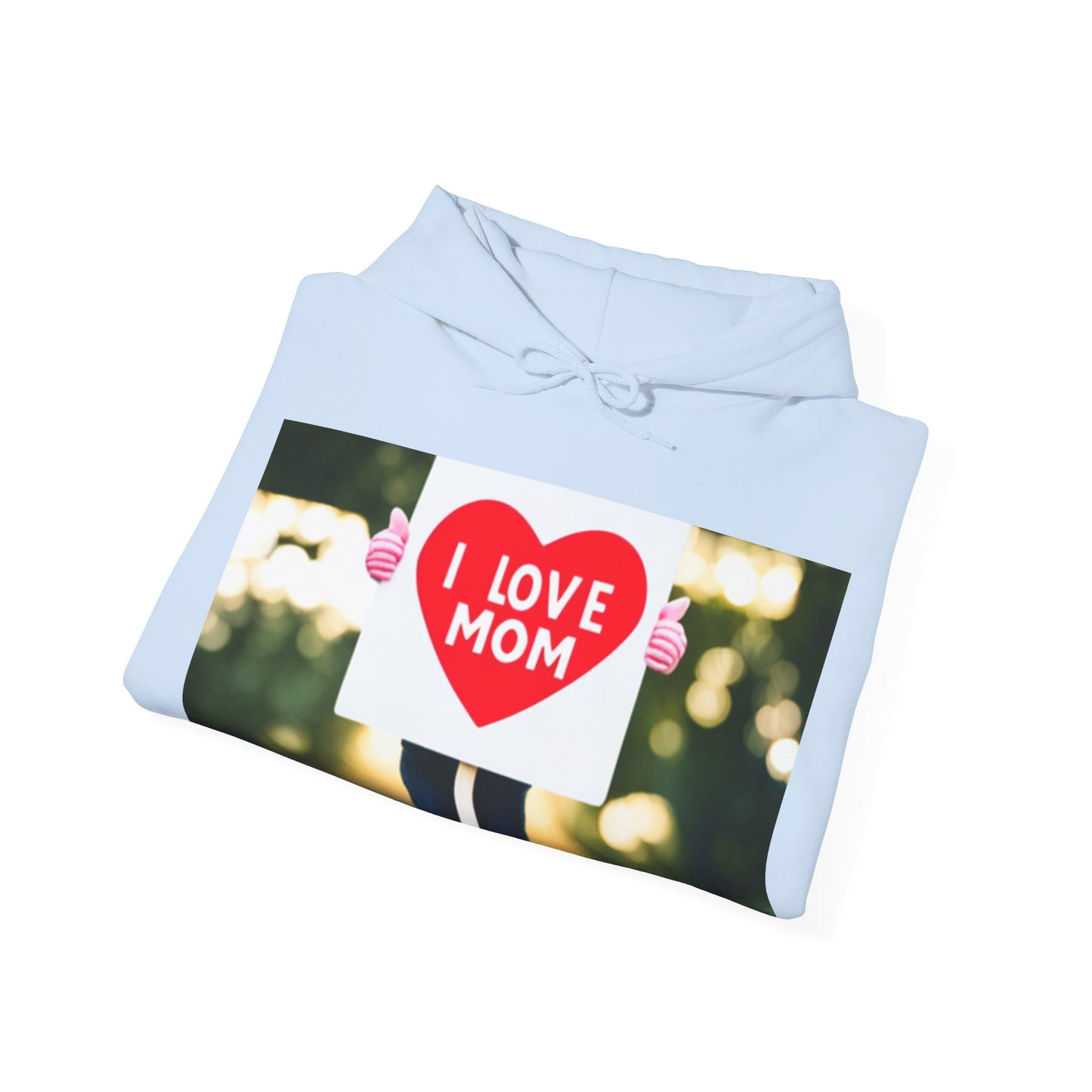 Love Joy Unisex I Love Mom Heavy Blend™ Hooded Sweatshirt