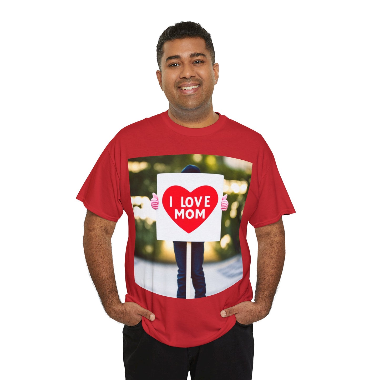 Love Joy Unisex I Love Mom Heavy Cotton Tee