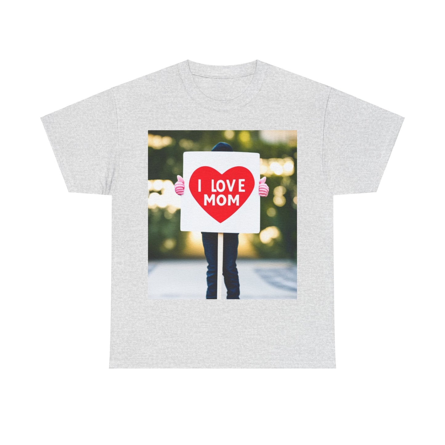 Love Joy Unisex I Love Mom Heavy Cotton Tee