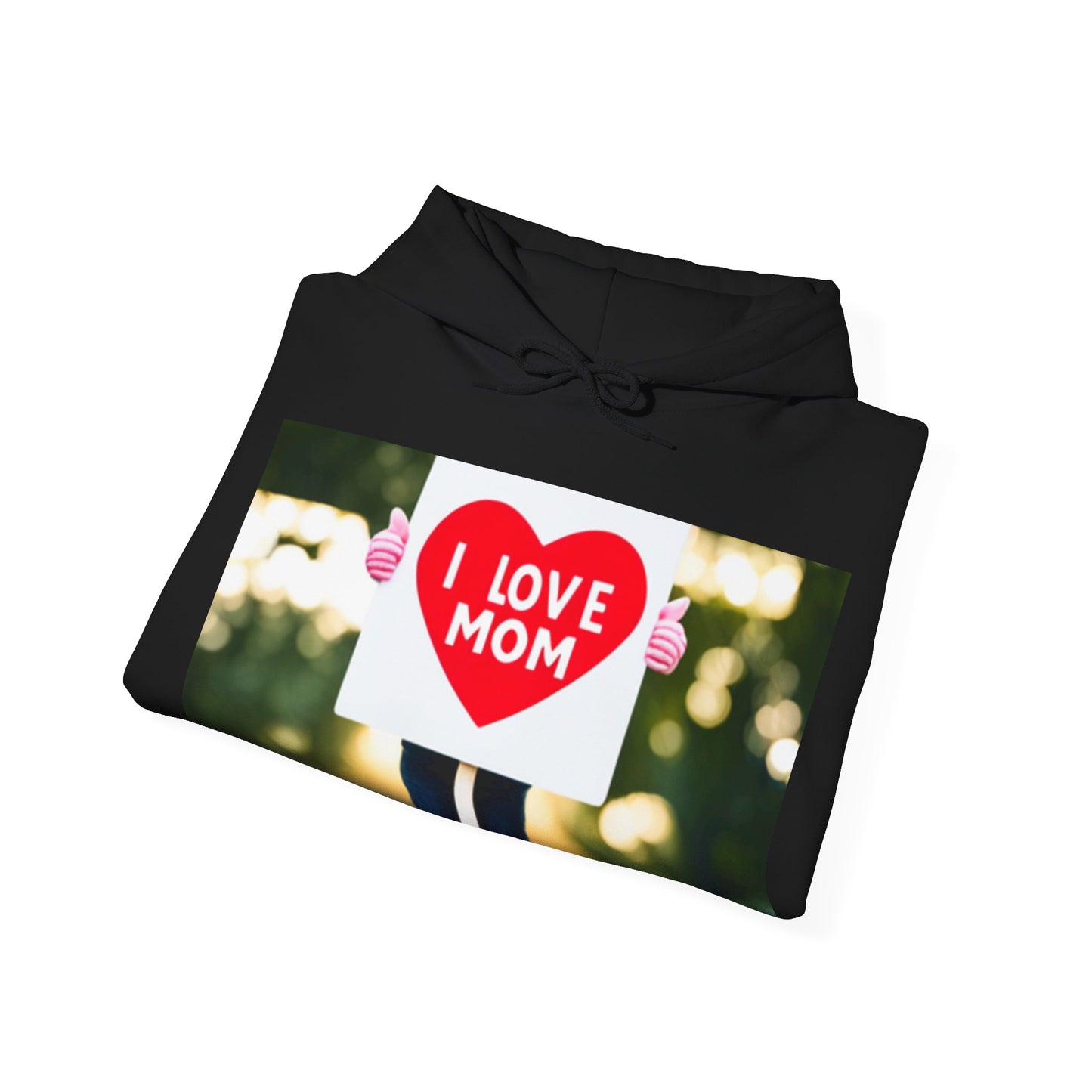 Love Joy Unisex I Love Mom Heavy Blend™ Hooded Sweatshirt