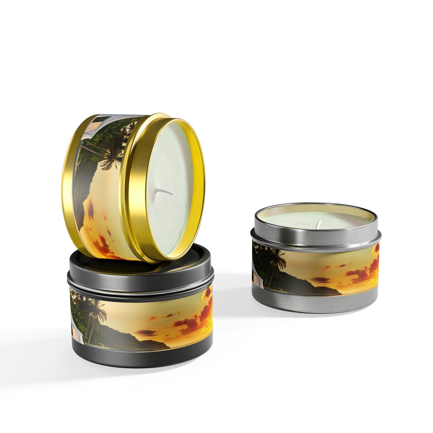 Love Joy Exotic Beautiful Escapades Tin Candles