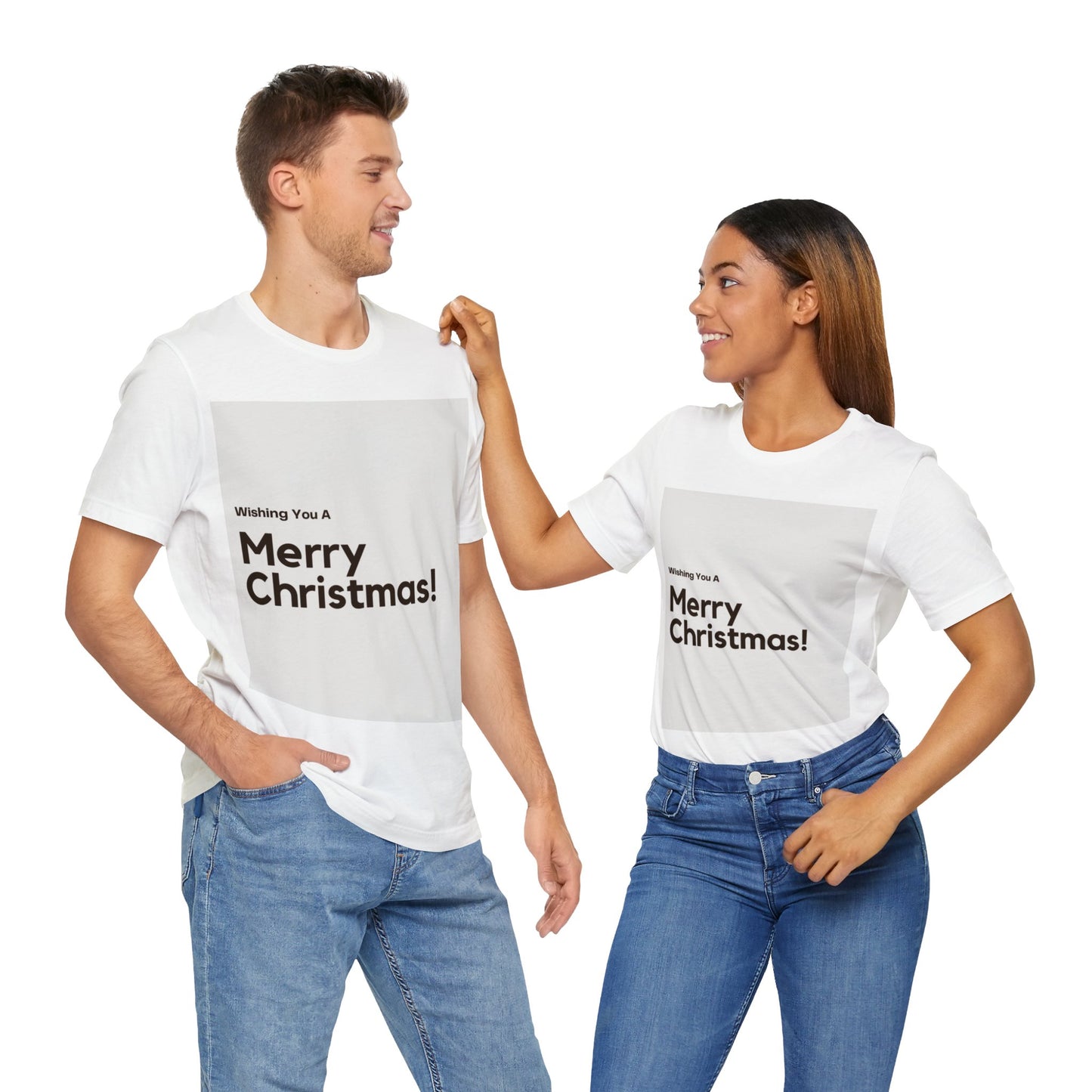 Love Joy Bestseller Unisex Merry Christmas Jersey Short Sleeve Tee