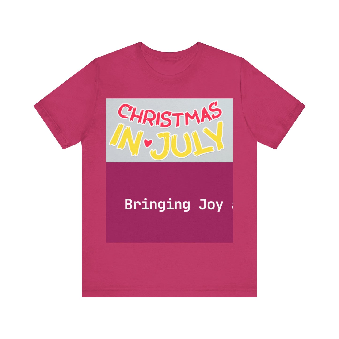 Love Joy Bestseller Unisex Christmas In July Jersey Short Sleeve Tee